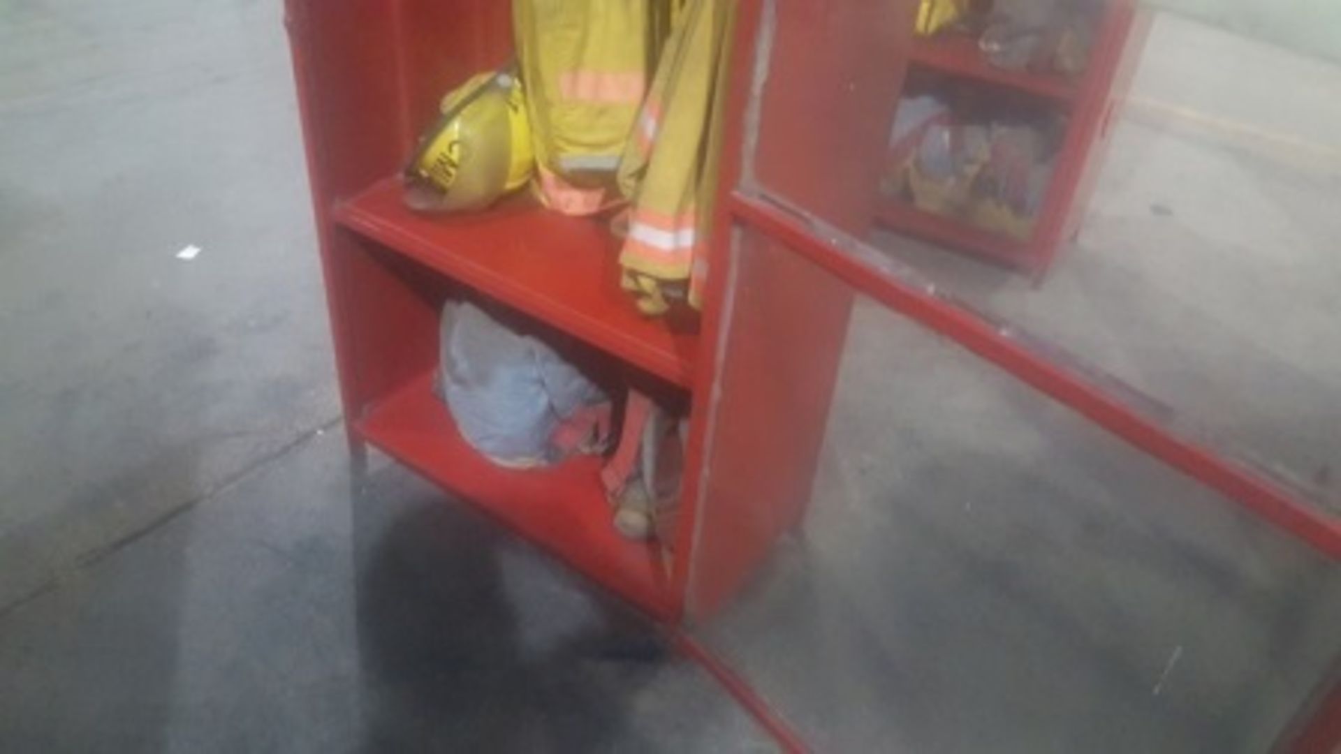 (2) Cabinets with firefighting gear - Image 9 of 16