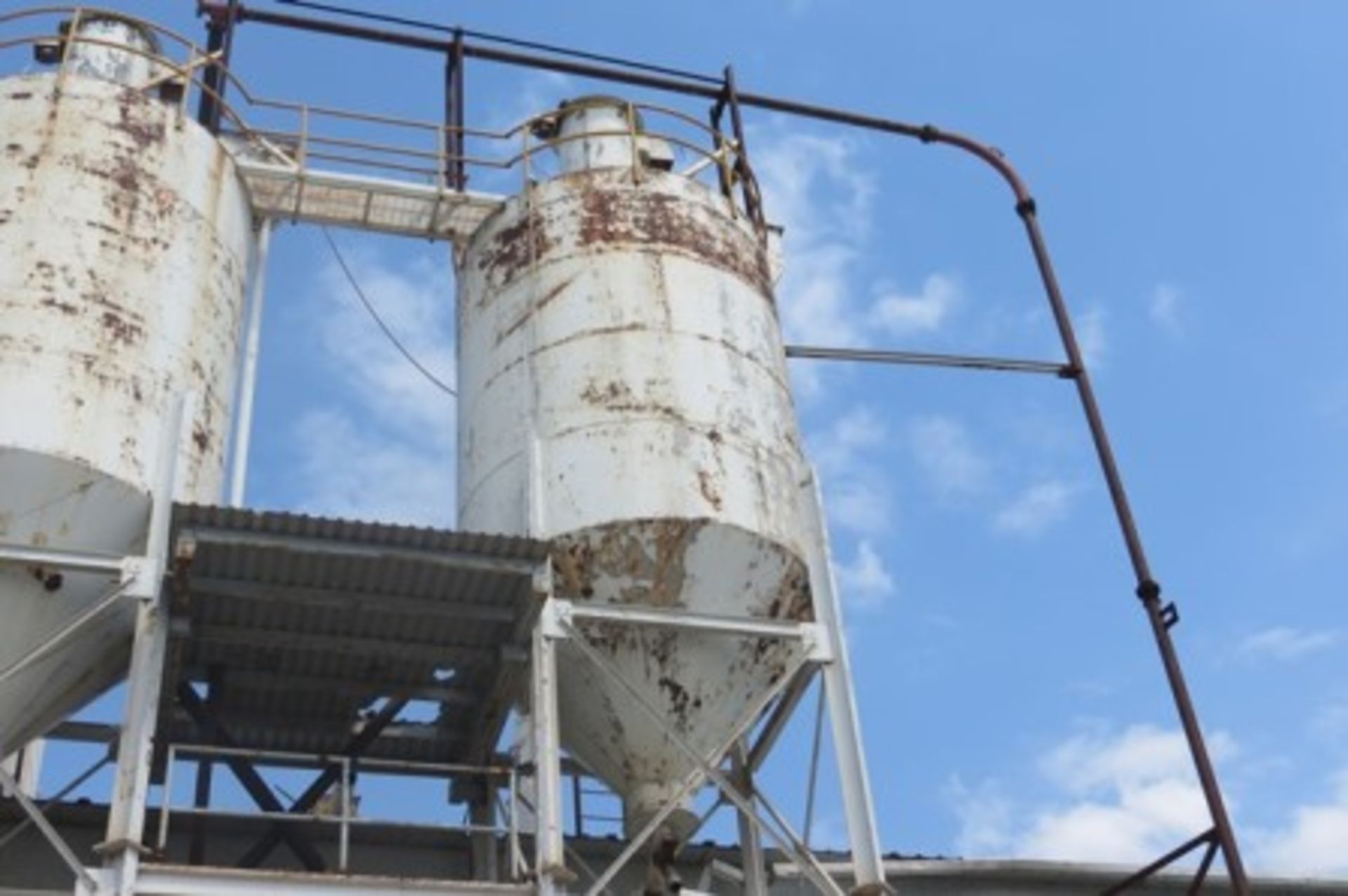 Foundry sand silo, 8" I beam structure - Image 4 of 9