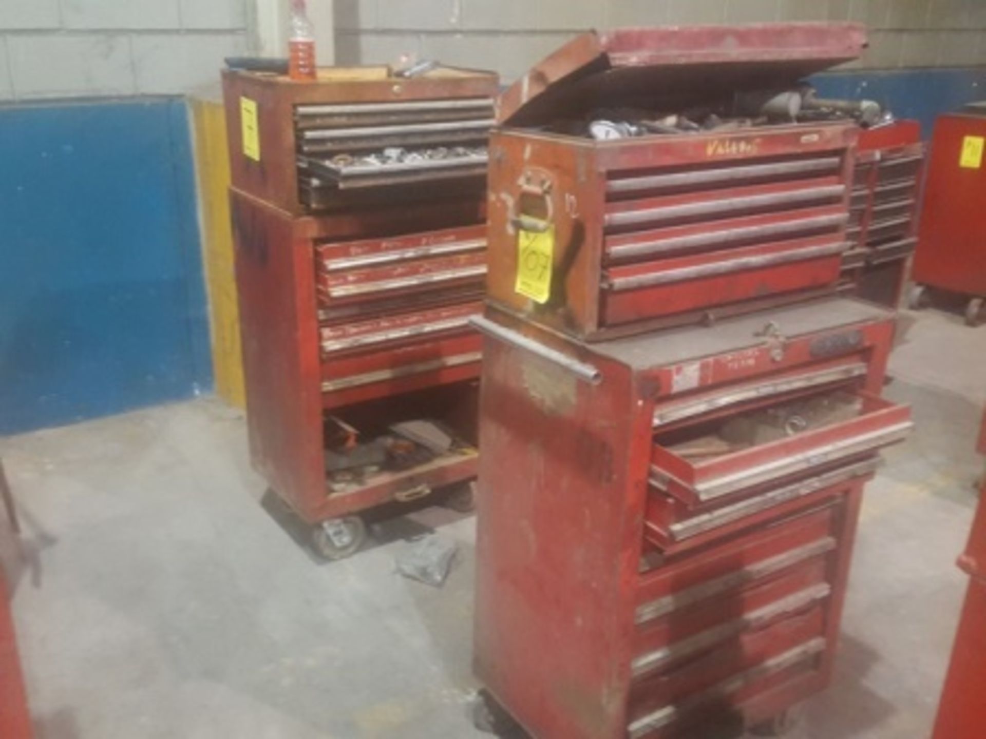 3 Tool cabinets, on casters - Image 2 of 2