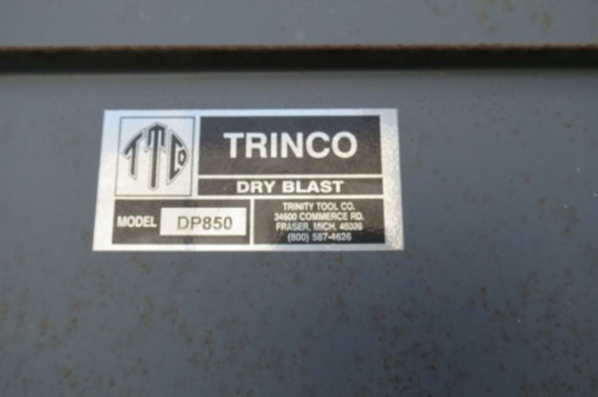 Trinco 48X48SL-PC s/n 63397_6, shot blasting machine, DP850 dust collector - Image 7 of 7