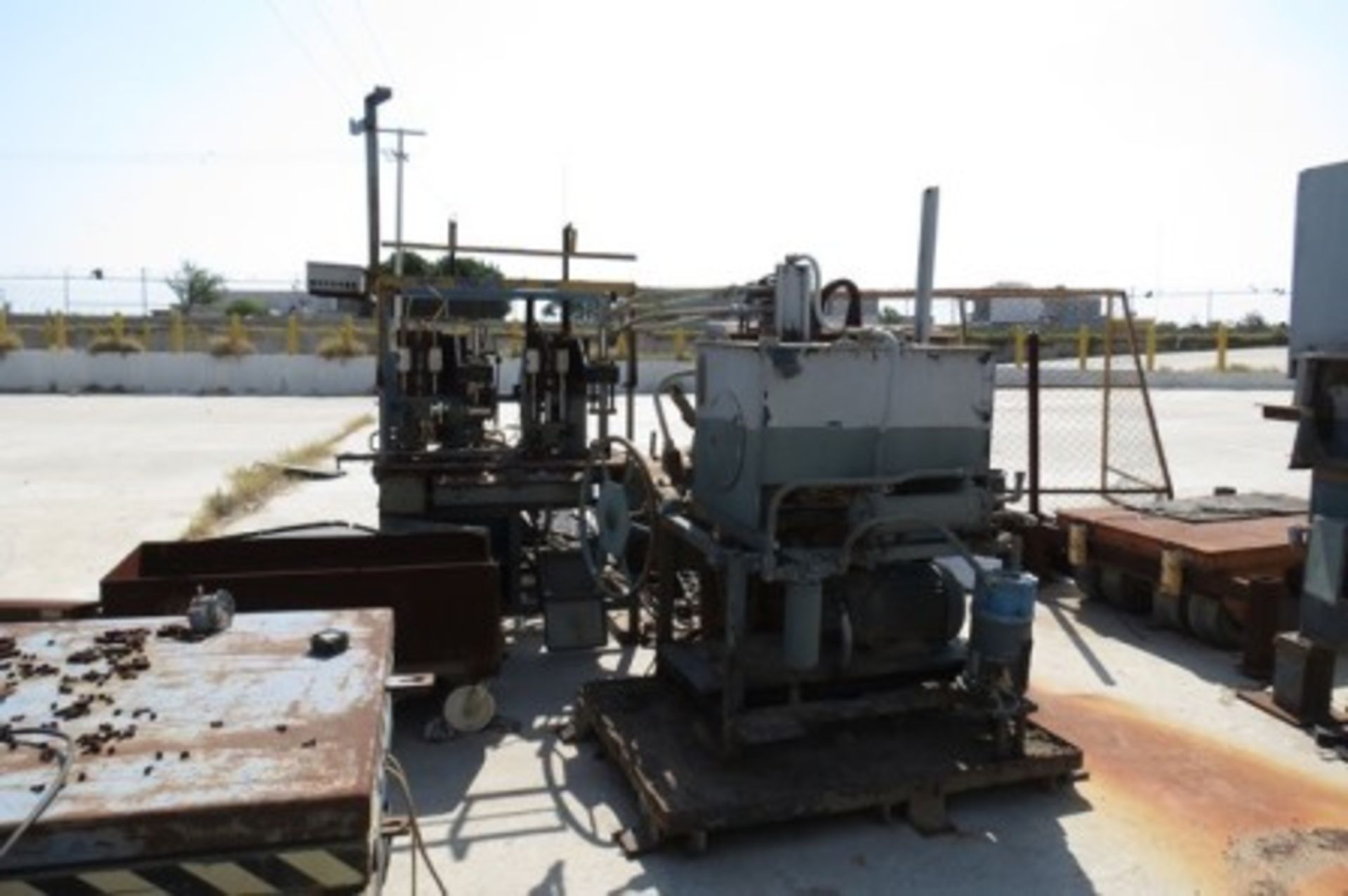 Shot blasting machine. Lift tables. Hydraulic presses. Belt polishers. Hydraulic units. Reverber… - Image 2 of 36