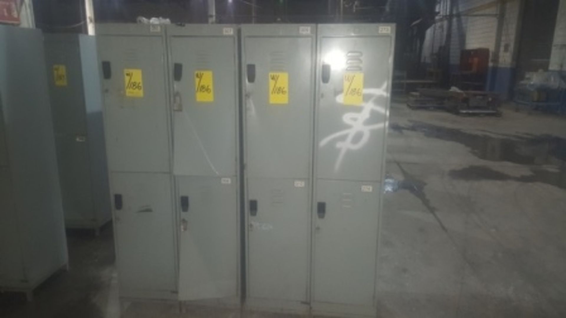 (6) Metal lockers, double tier - Image 5 of 5