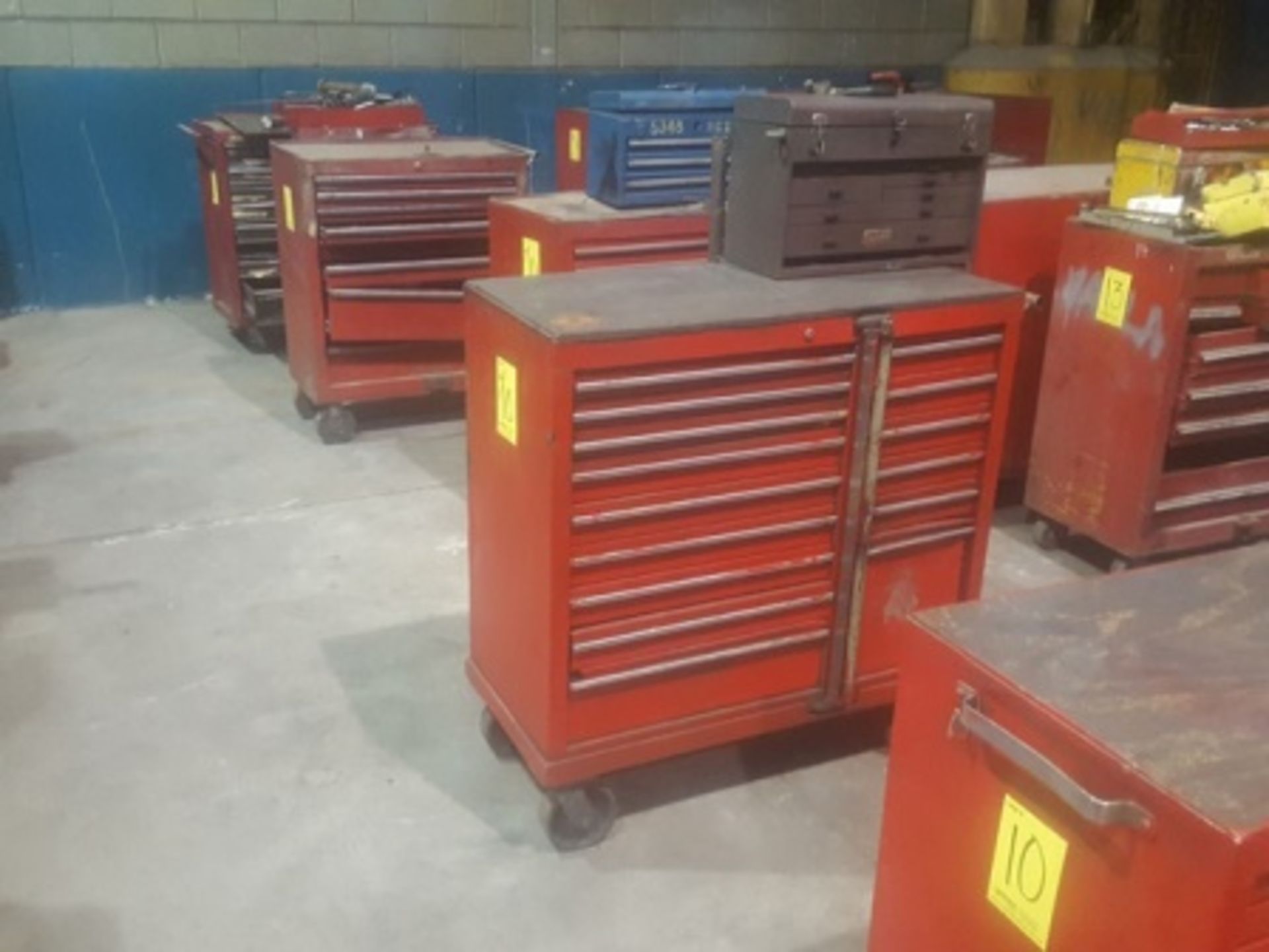 3 Tool cabinets, on casters - Image 3 of 4