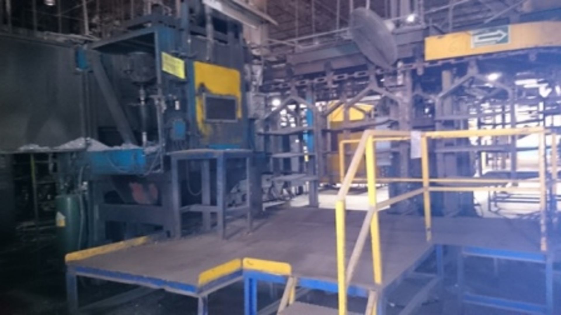 Die Casting line, Approx. (150)molding transport cars, (1)shot blasting machine, hoists, beam es… - Image 28 of 98