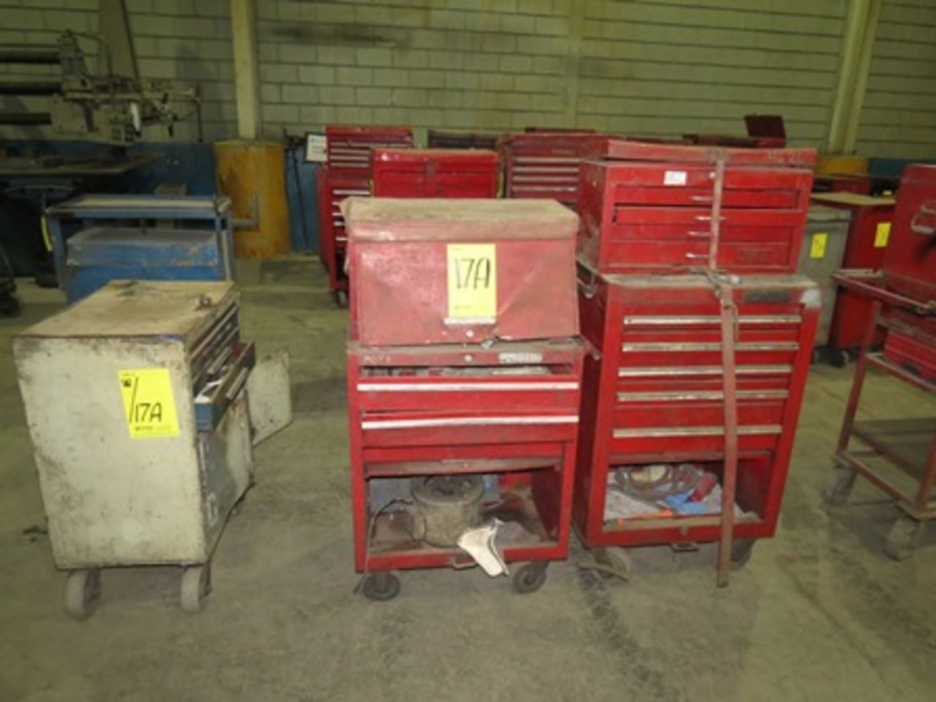 3 Tool cabinets, on casters - Image 2 of 5