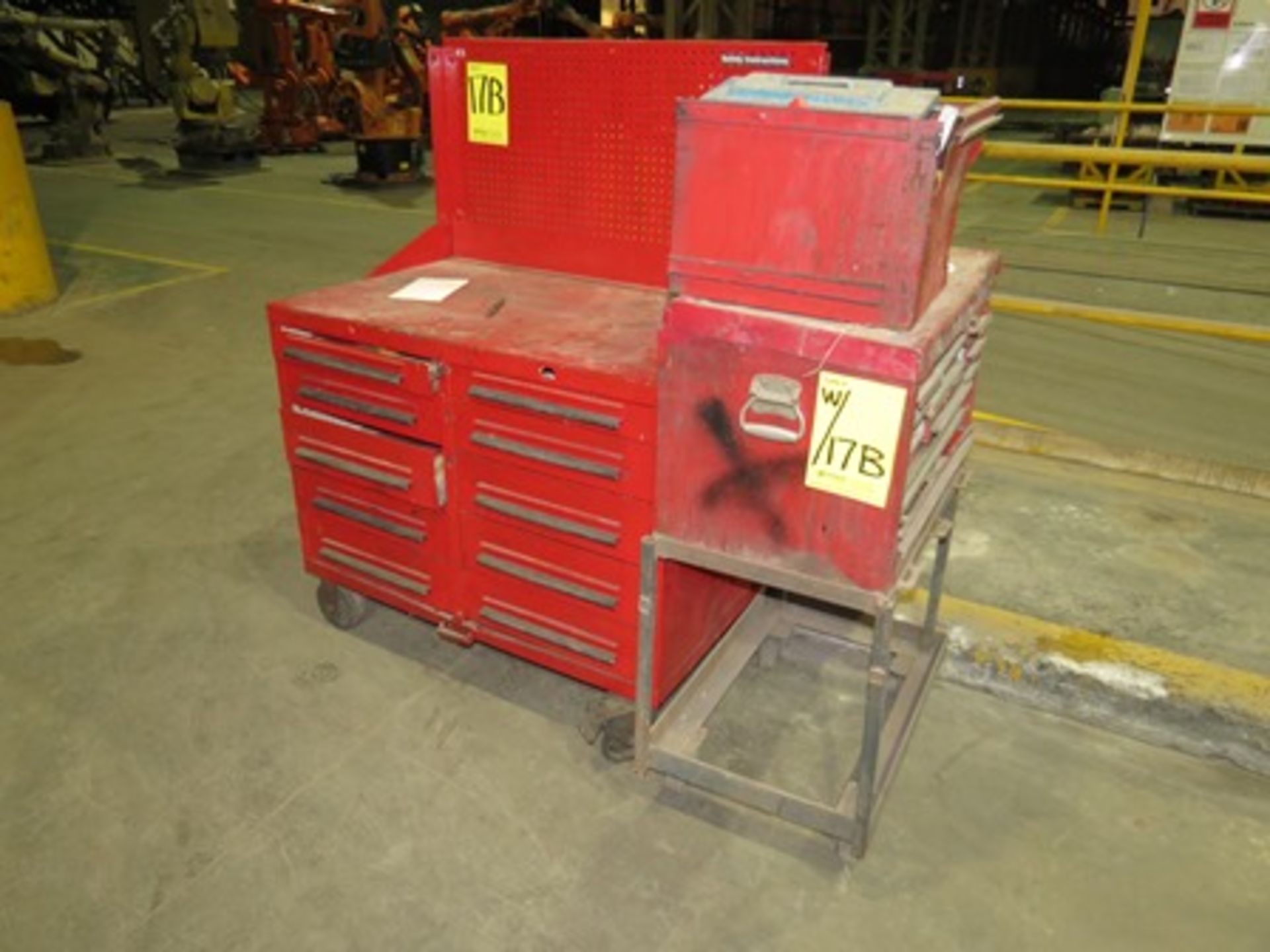 2 Tool cabinets, on casters - Image 3 of 7