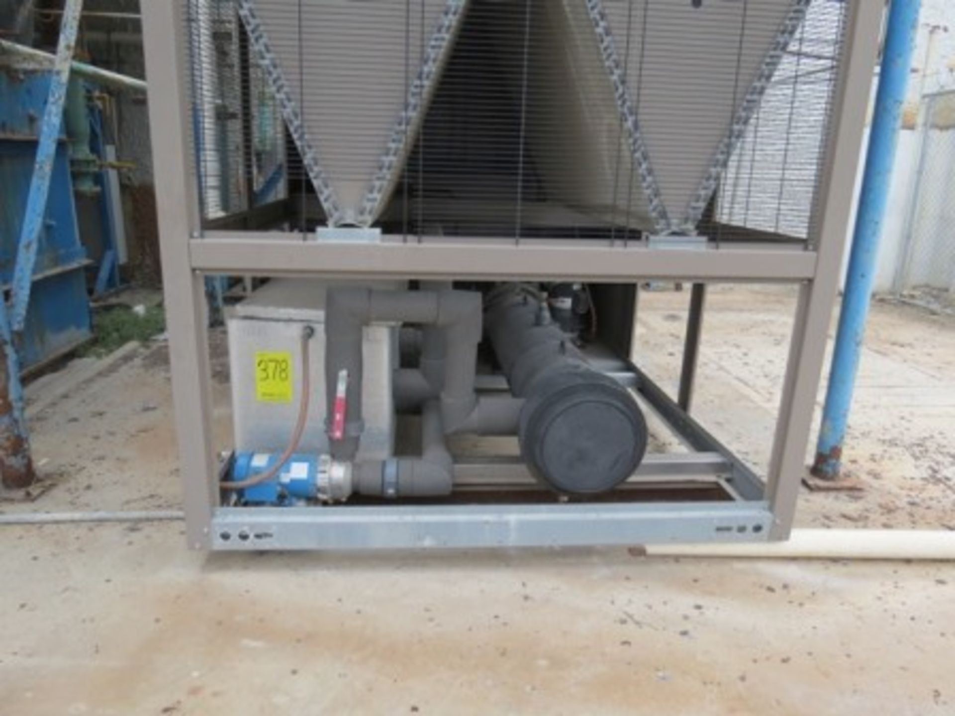 Eco Green chiller, (4)air compressors, (5)5hp pumps and structure. - Image 14 of 17