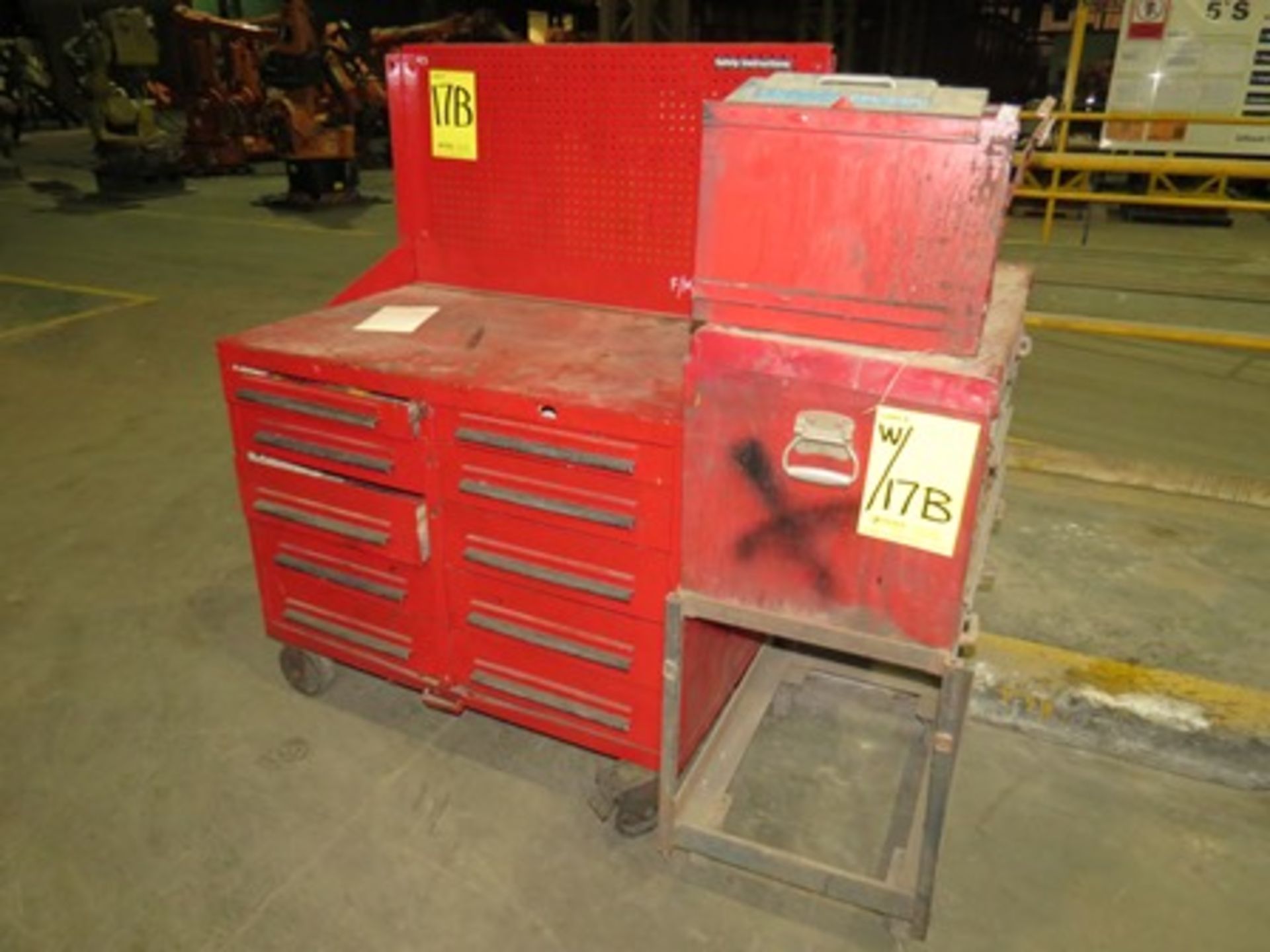 2 Tool cabinets, on casters - Image 6 of 7