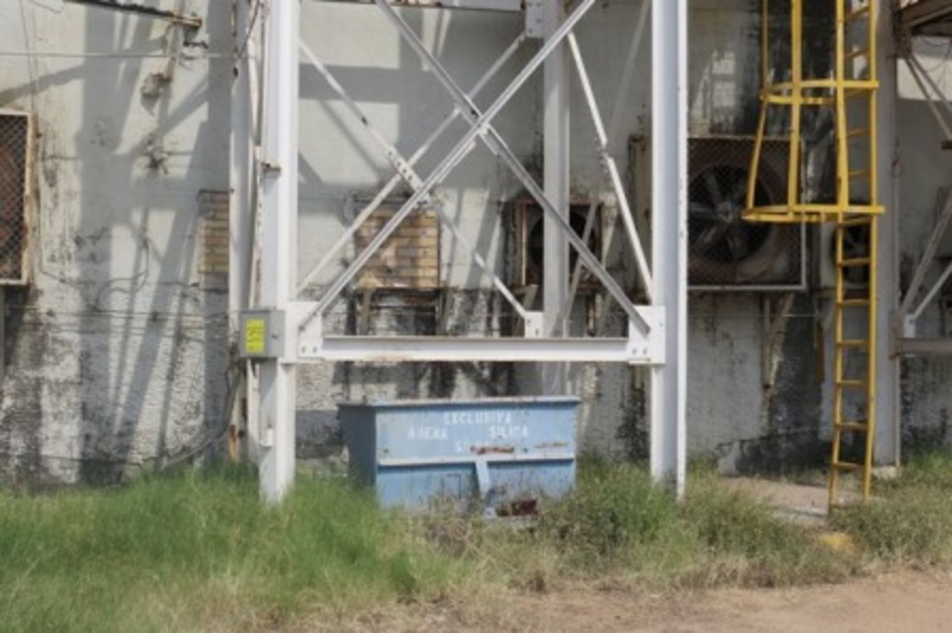 Foundry sand silo, 8" I beam structure - Image 7 of 7