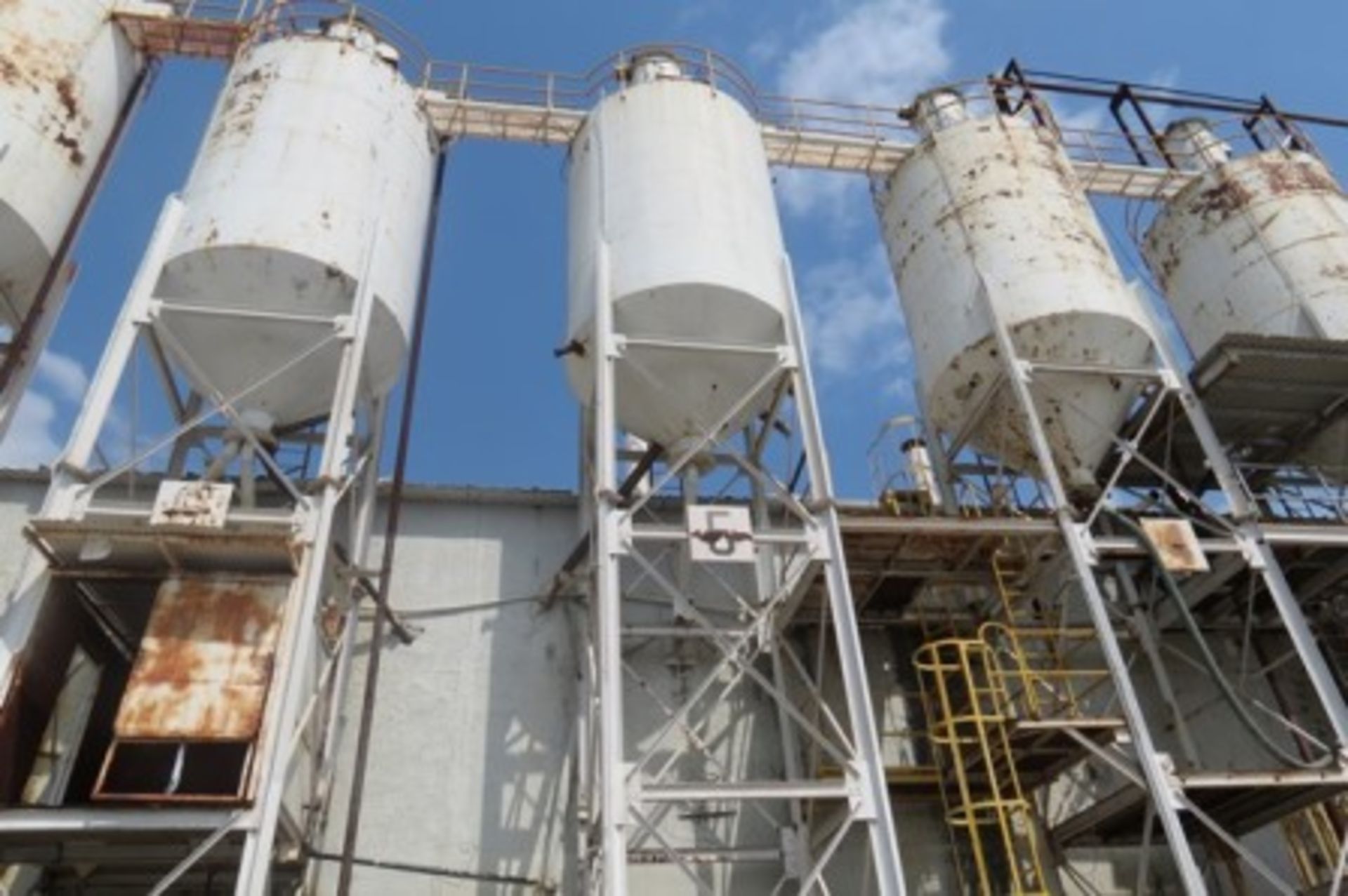 Foundry sand silo, 8" I beam structure - Image 5 of 7