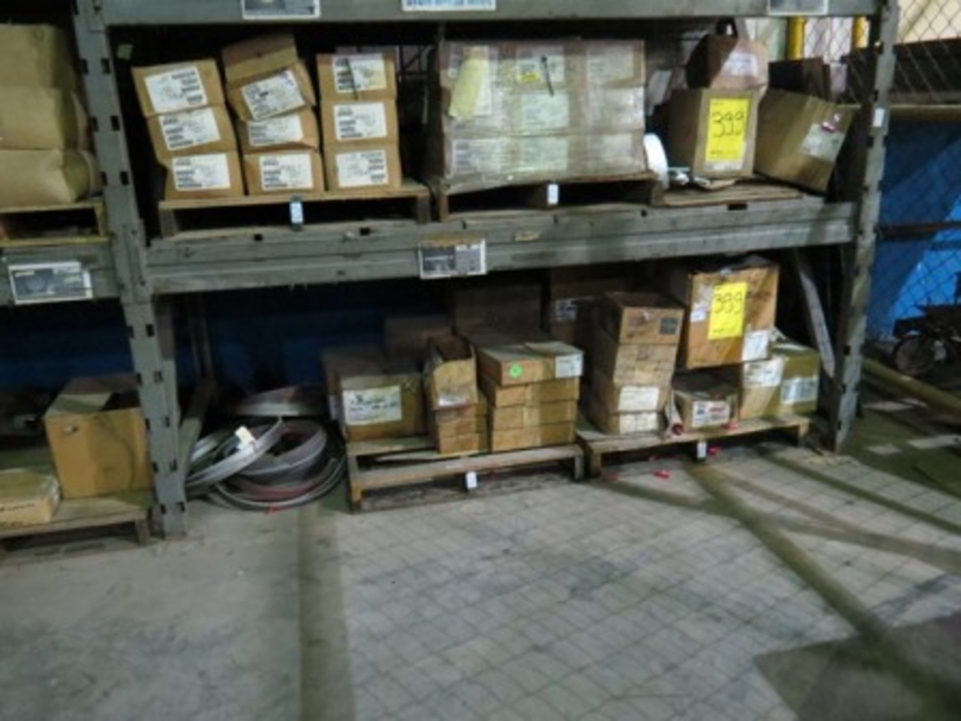 (2) 3 level rack storing production materials (included) - Image 5 of 5