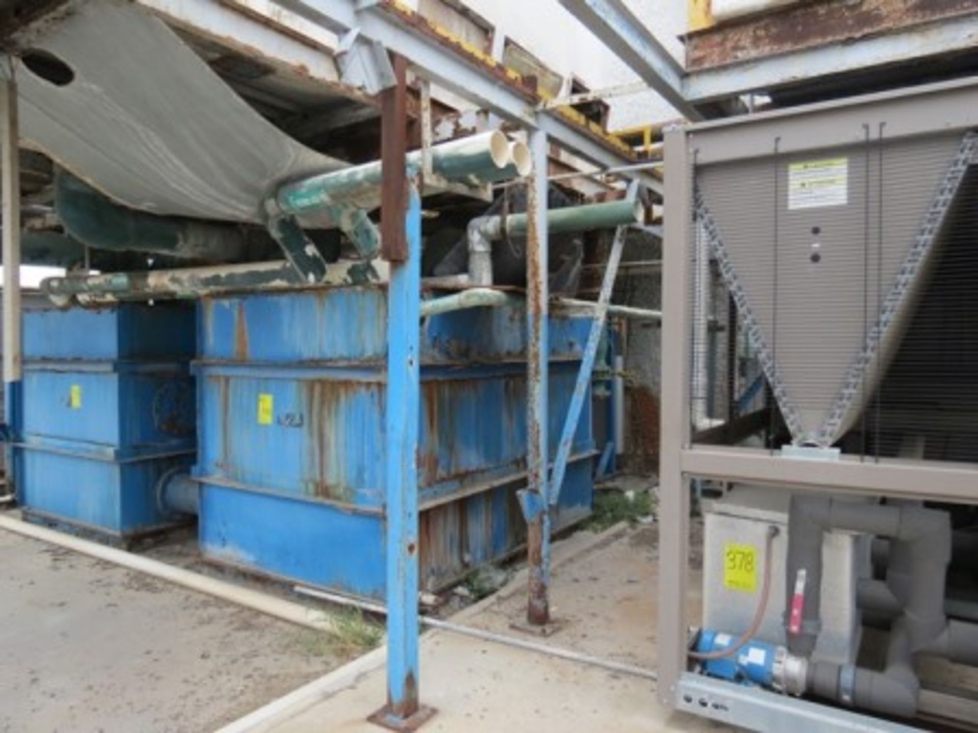 (4) Ecoperse 735 cooling towers, 60hp pumps and structure. - Image 5 of 20