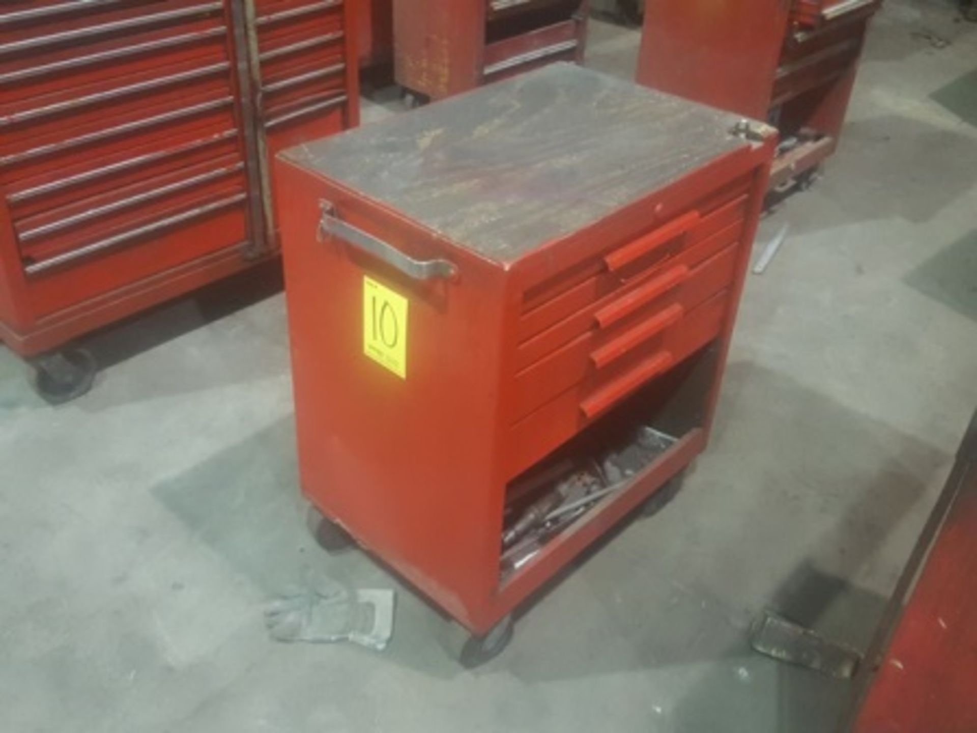 3 Tool cabinets, on casters - Image 2 of 4