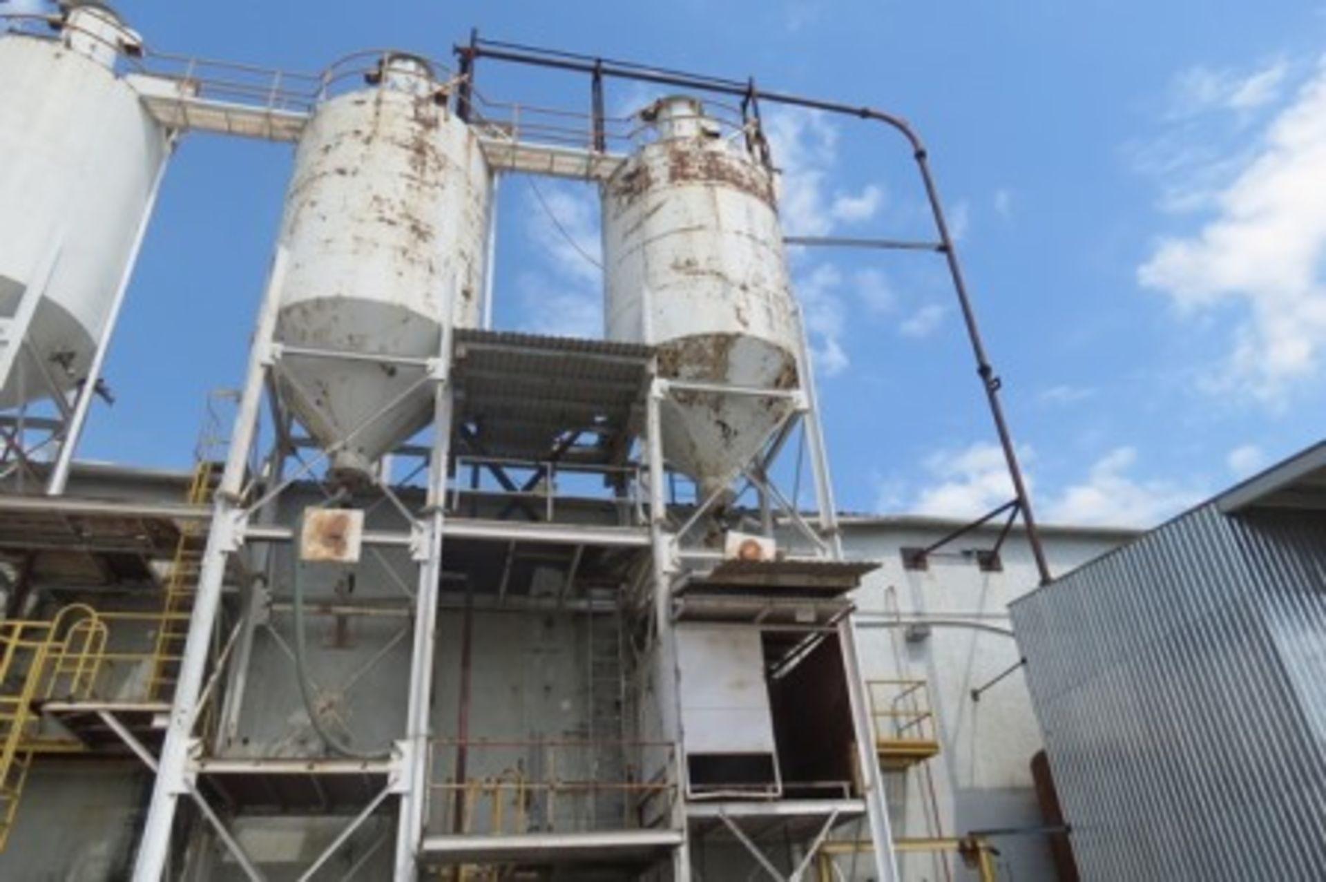 Foundry sand silo, 8" I beam structure - Image 5 of 9