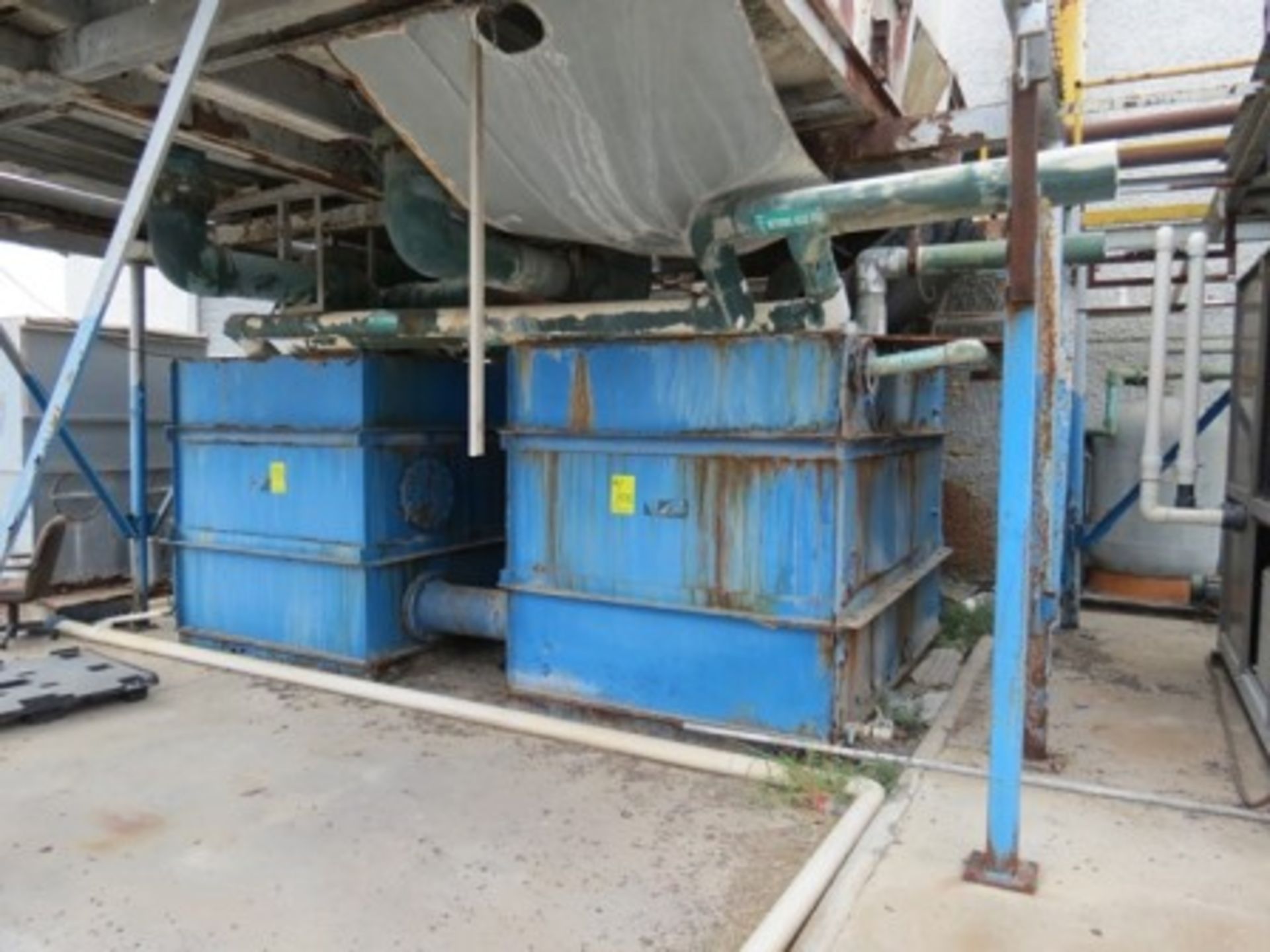 (4) Ecoperse 735 cooling towers, 60hp pumps and structure. - Image 4 of 20