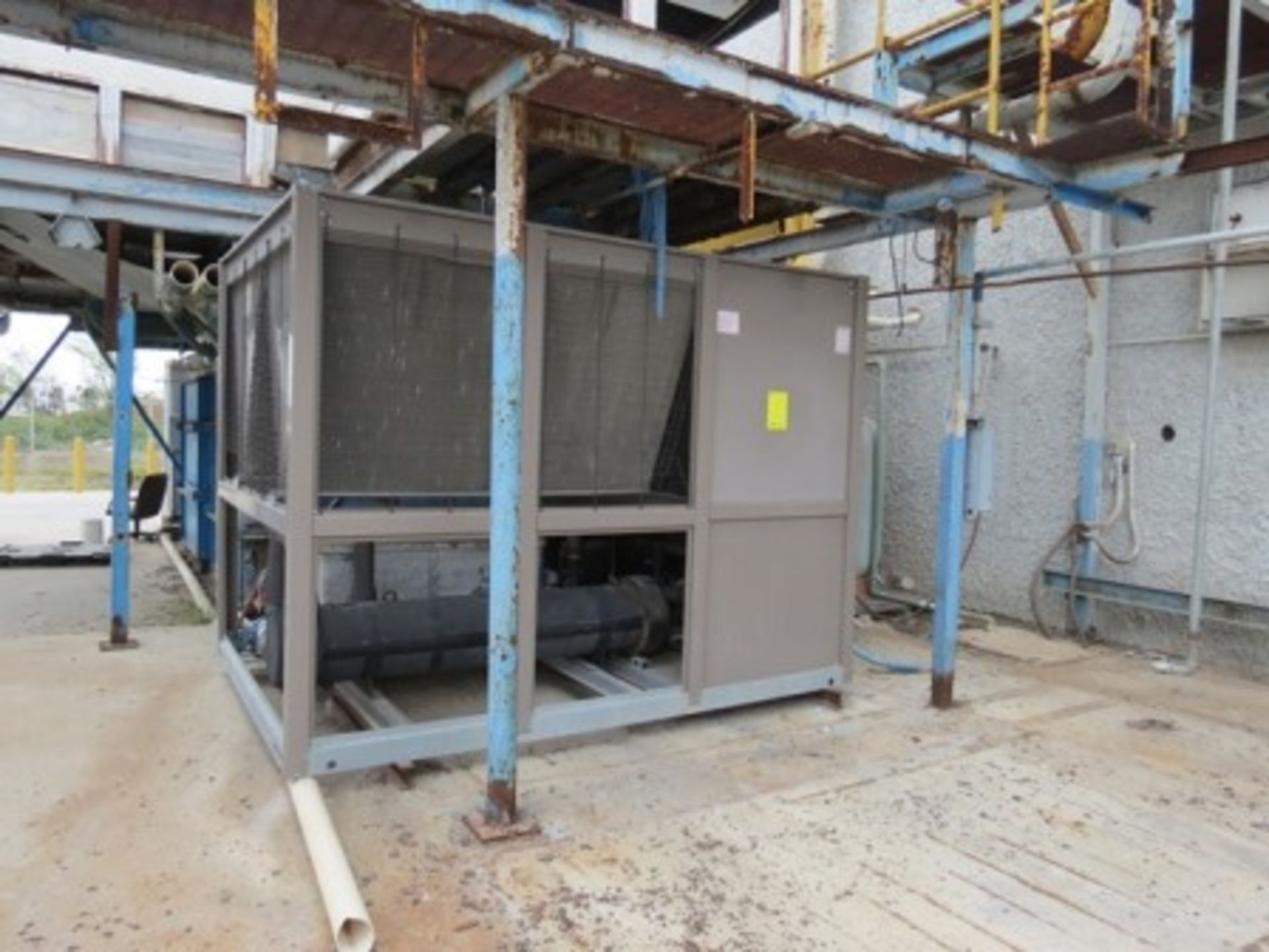 Eco Green chiller, (4)air compressors, (5)5hp pumps and structure. - Image 2 of 17