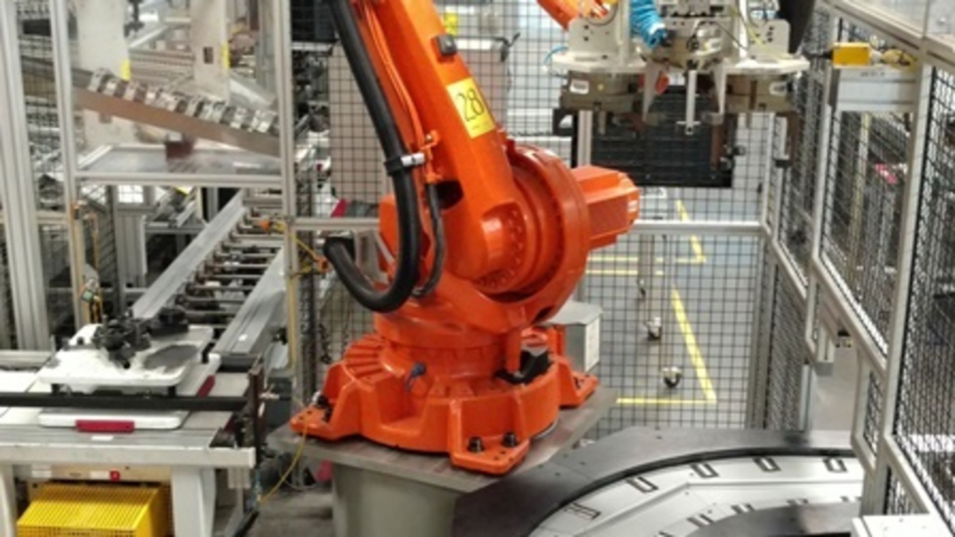 ABB Robot [Op 200], Series 6620-100280 with controller, teach pendant unit, grippers, pneu… - Image 11 of 16