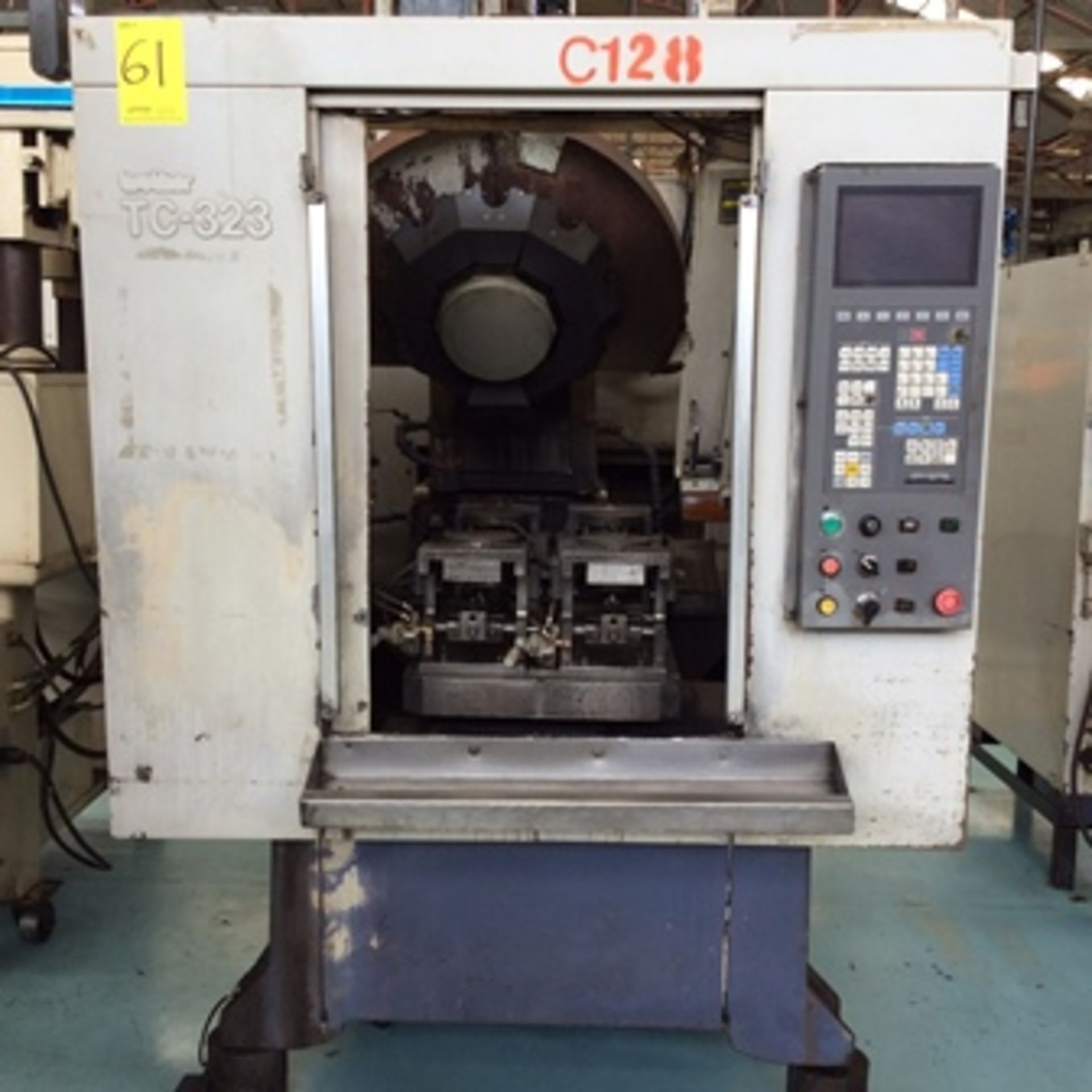 Brother CNC Tapping Center, model TC-323 series 111162, with 10 tool changer, double pallet, saf … - Image 4 of 12