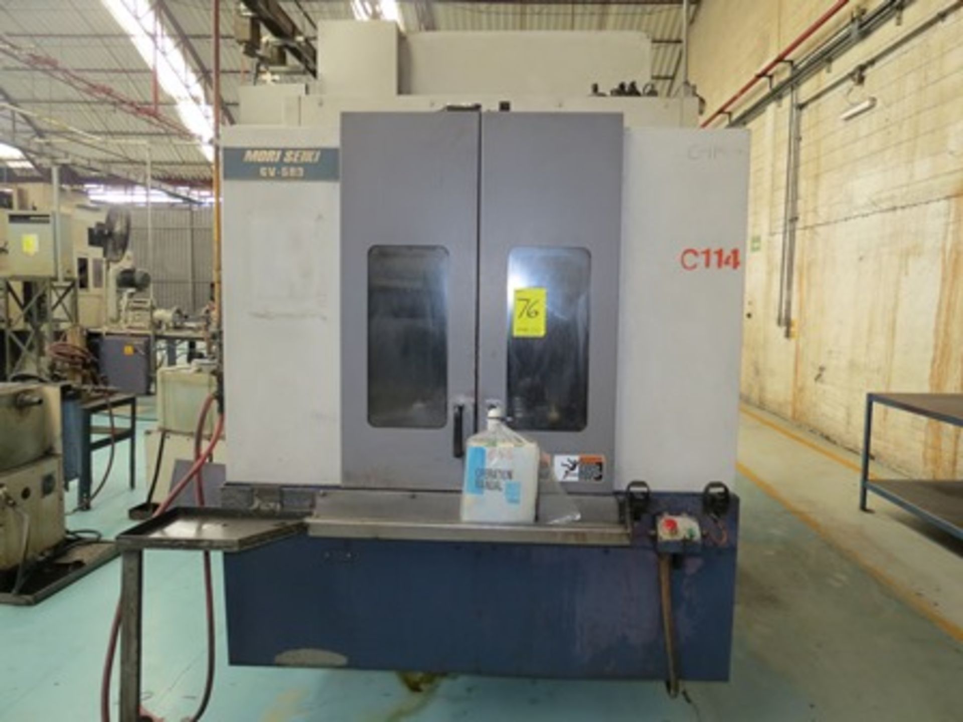 2000 Mori Seiki CNC Machining Center, Model GV503 167, with 30 tool carrier carousel, double pal … - Image 2 of 11