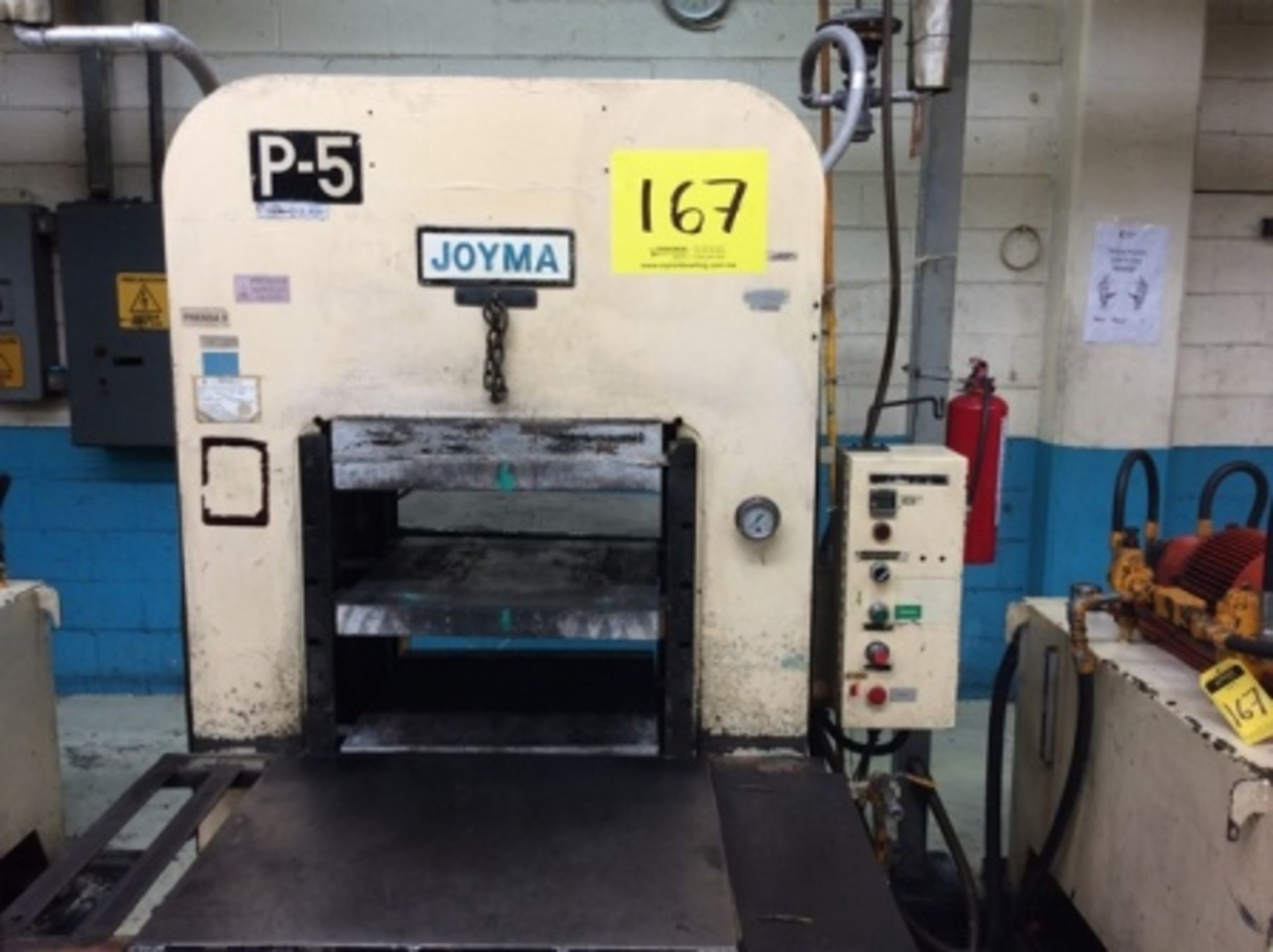 Hydraulic press brand Joyma model Mimexr, cap. 170 Ton includes two-plate oil heating system and … - Bild 9 aus 11