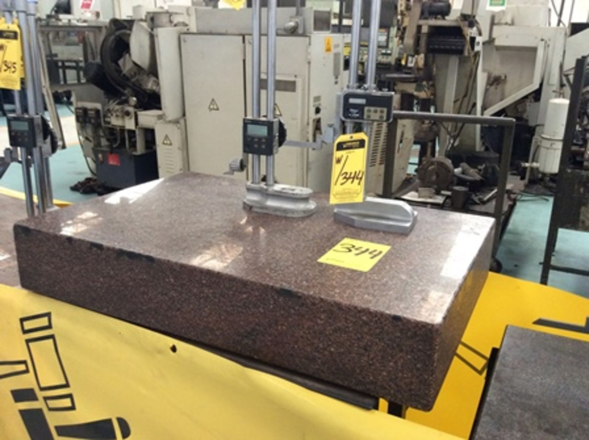 36 "x 24" granite table includes two digital height calipers by Mitutoyo brand. …