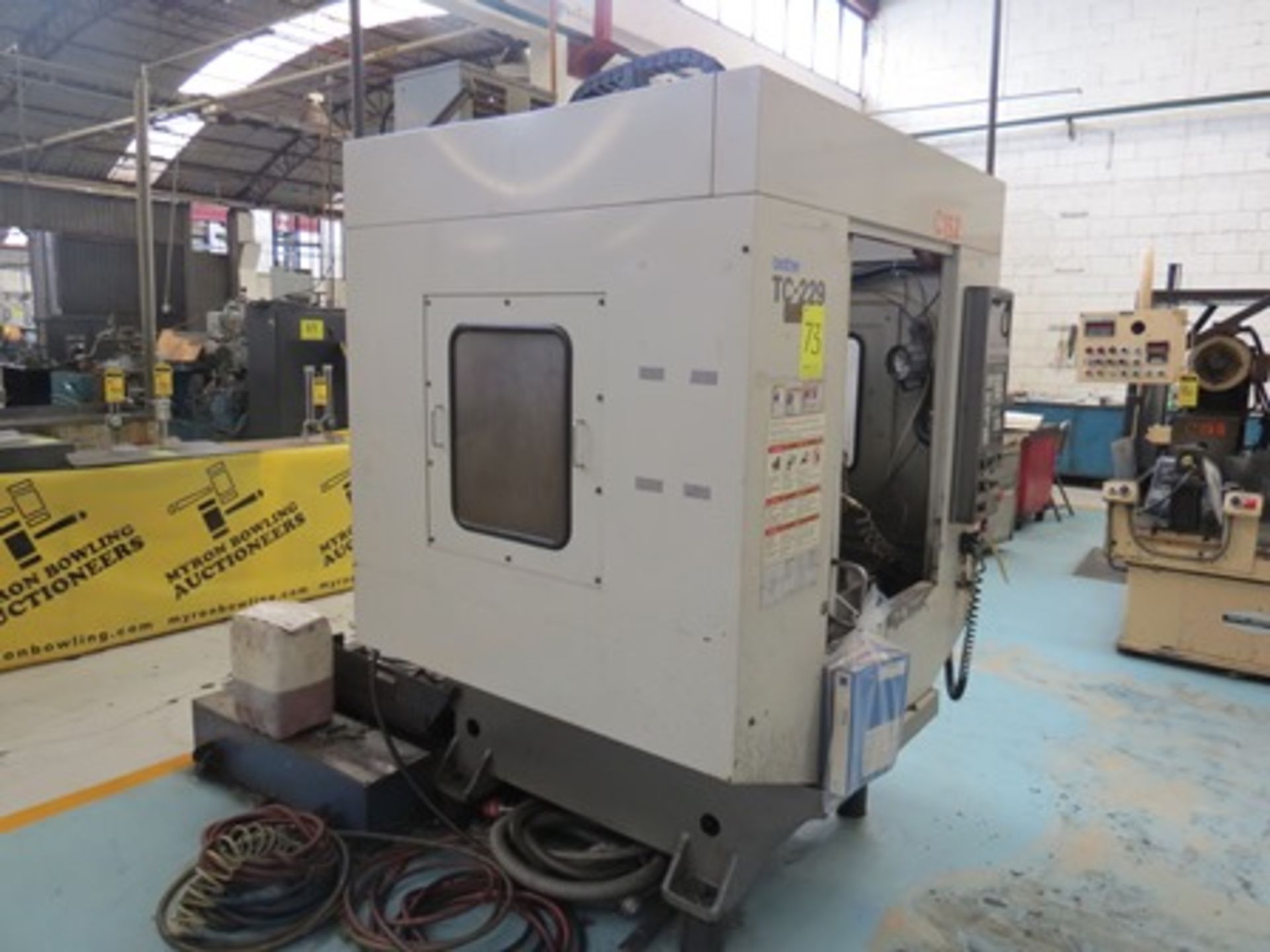 Brother CNC Tapping Center, model TC-229 112630 series with 14 tools turret and chip collector … - Image 9 of 11