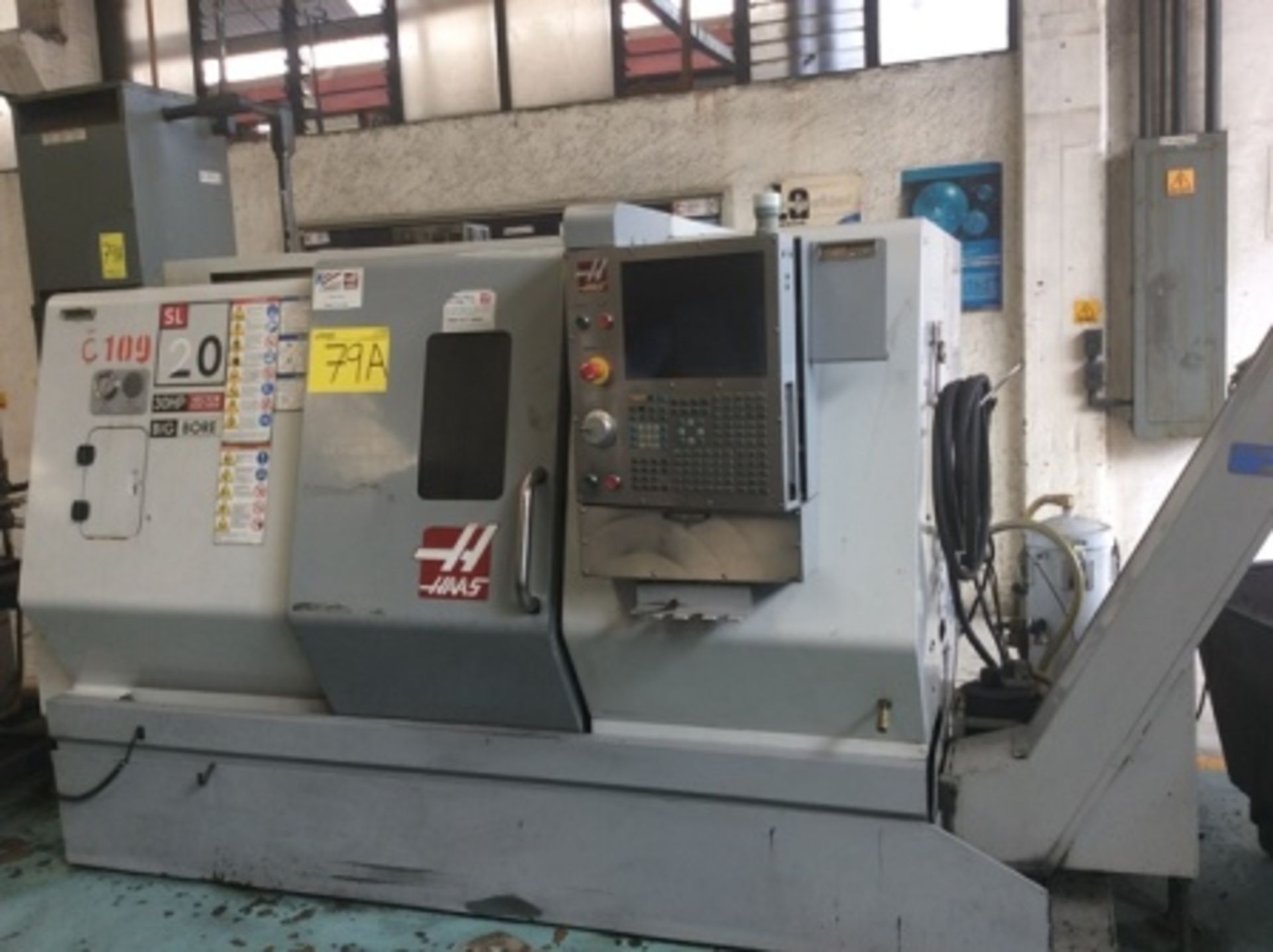 2009 Haas CNC Lathe, model SL20B series 3084722, MFG: 05/09 voltage 195/260, 30 Hp Big Bore with … - Image 2 of 30