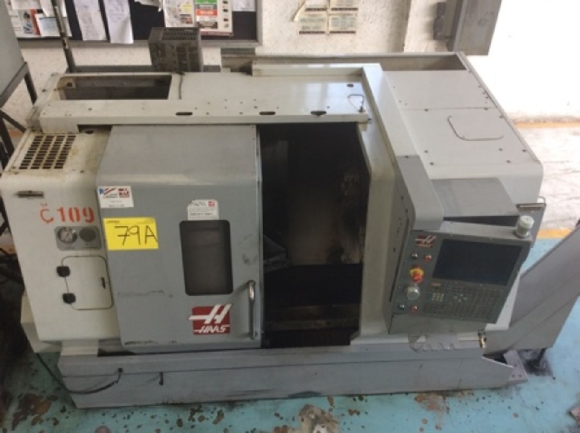 2009 Haas CNC Lathe, model SL20B series 3084722, MFG: 05/09 voltage 195/260, 30 Hp Big Bore with … - Image 25 of 30