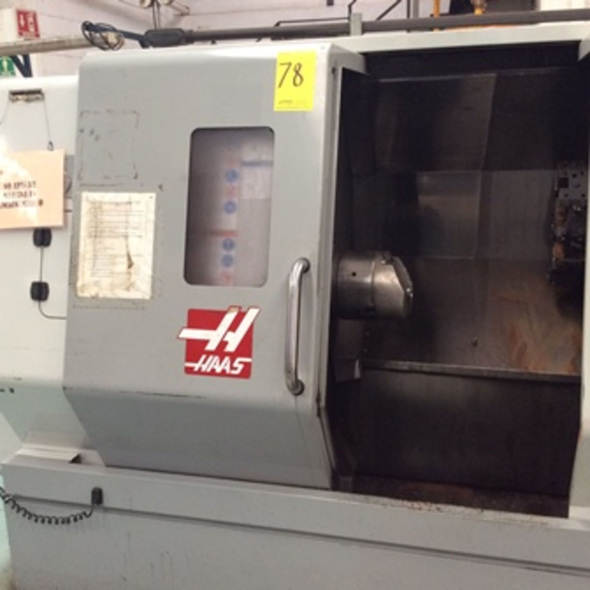 2009 Haas CNC Lathe, model: SL20B series 3084759, MFG: 05/09, voltage 195/260, 30 Hp Big Bore wi … - Image 5 of 9