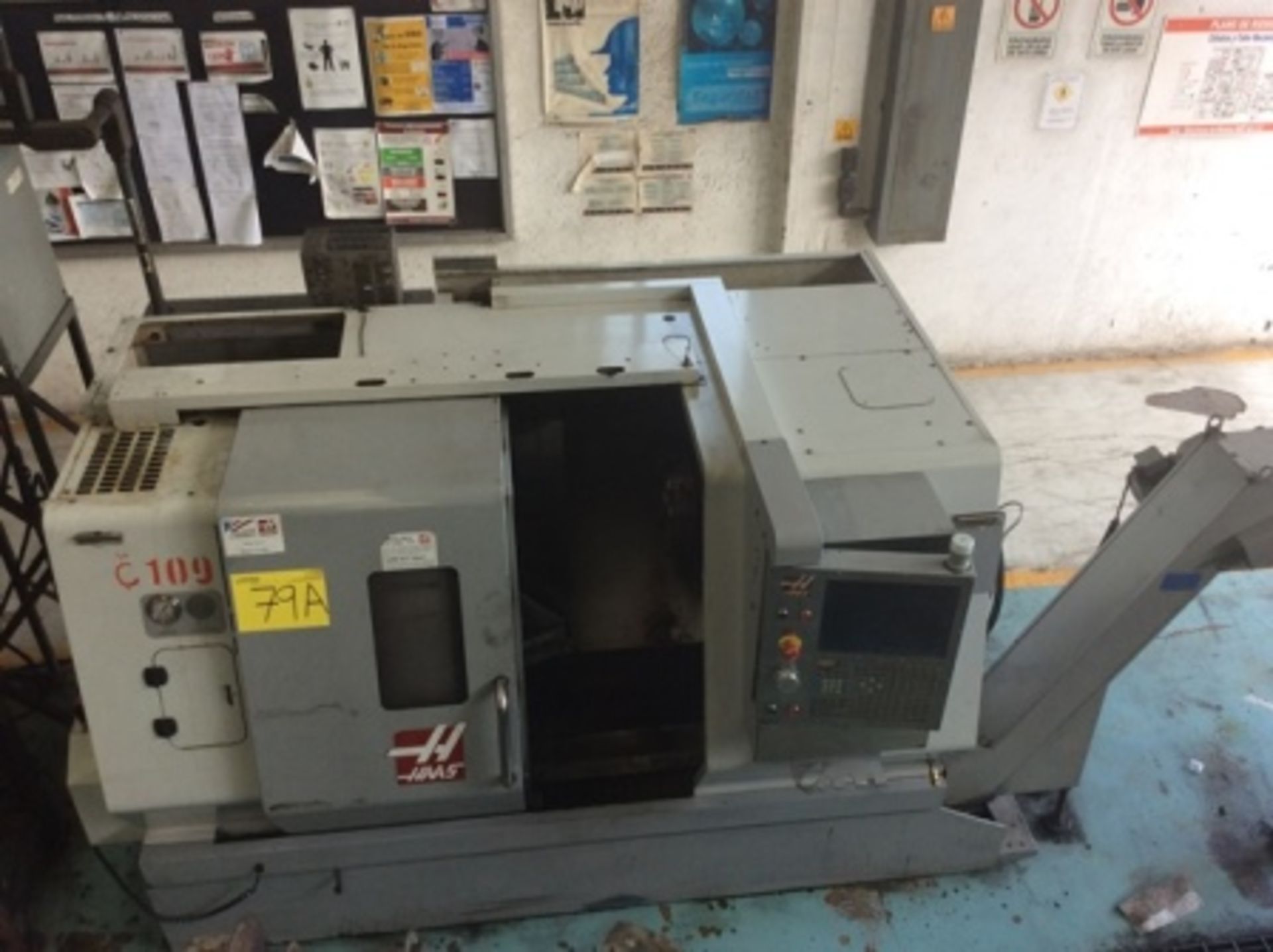 2009 Haas CNC Lathe, model SL20B series 3084722, MFG: 05/09 voltage 195/260, 30 Hp Big Bore with … - Image 28 of 30