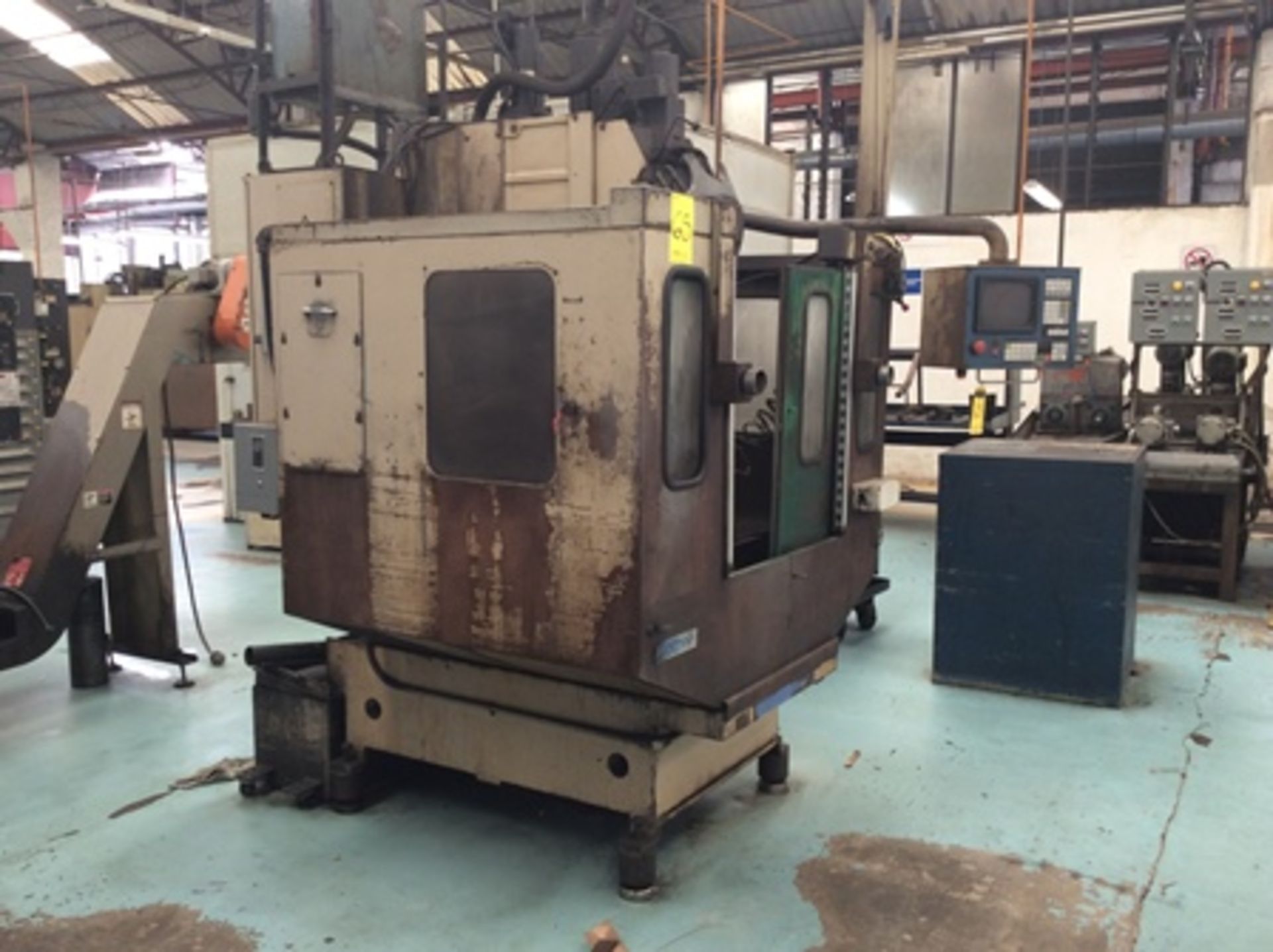 Brother CNC Tapping Center, model TC-221 111603 series with 10 tools turret, safety curtain … - Image 3 of 10