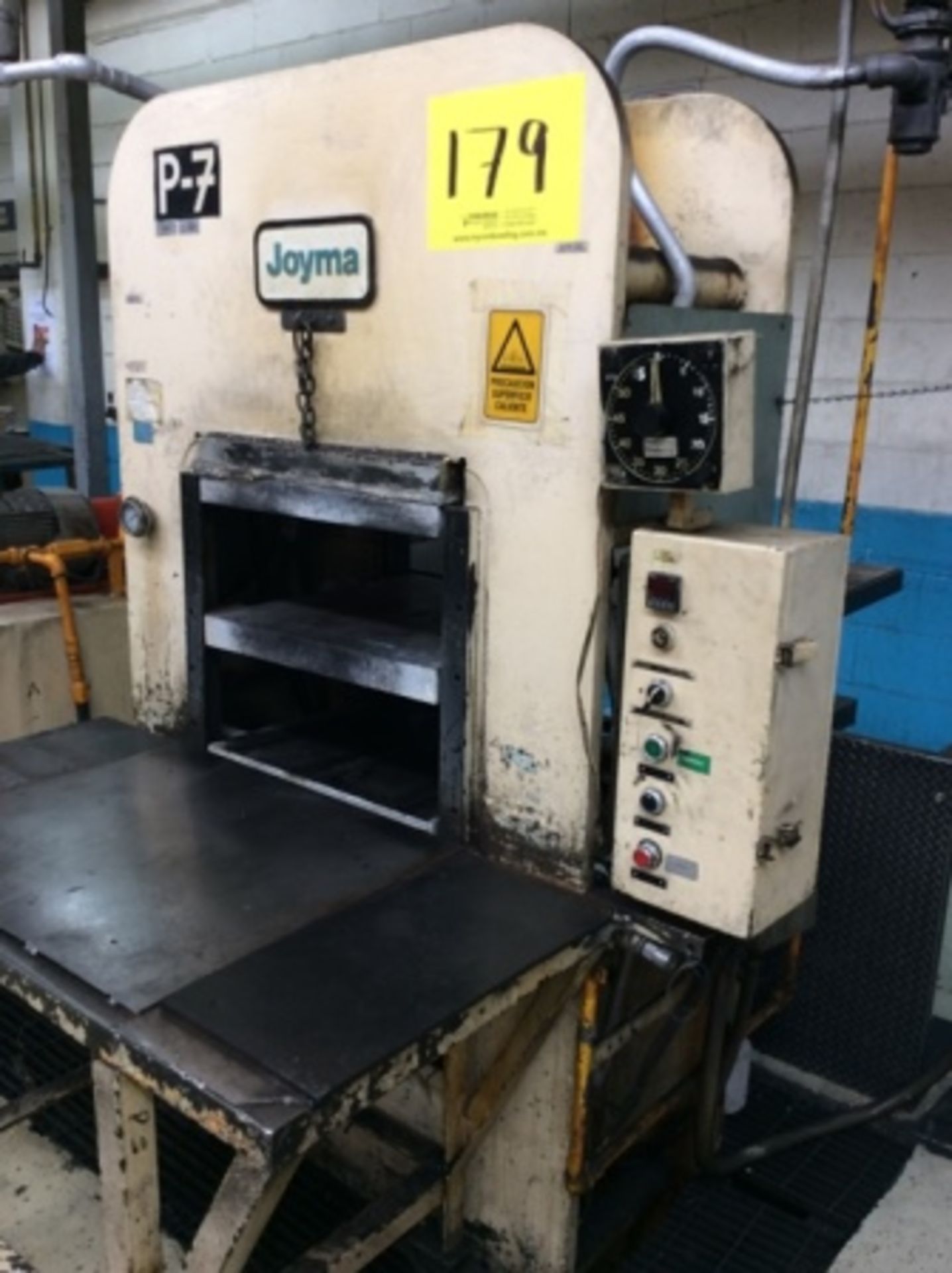 Hydraulic press brand Joyma model Mimexr, cap. 170 Ton includes two-plate oil heating system and … - Image 3 of 12