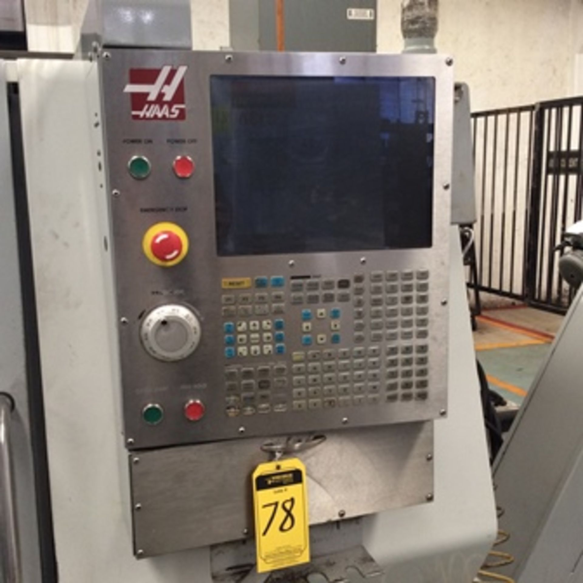 2009 Haas CNC Lathe, model: SL20B series 3084759, MFG: 05/09, voltage 195/260, 30 Hp Big Bore wi … - Image 4 of 9