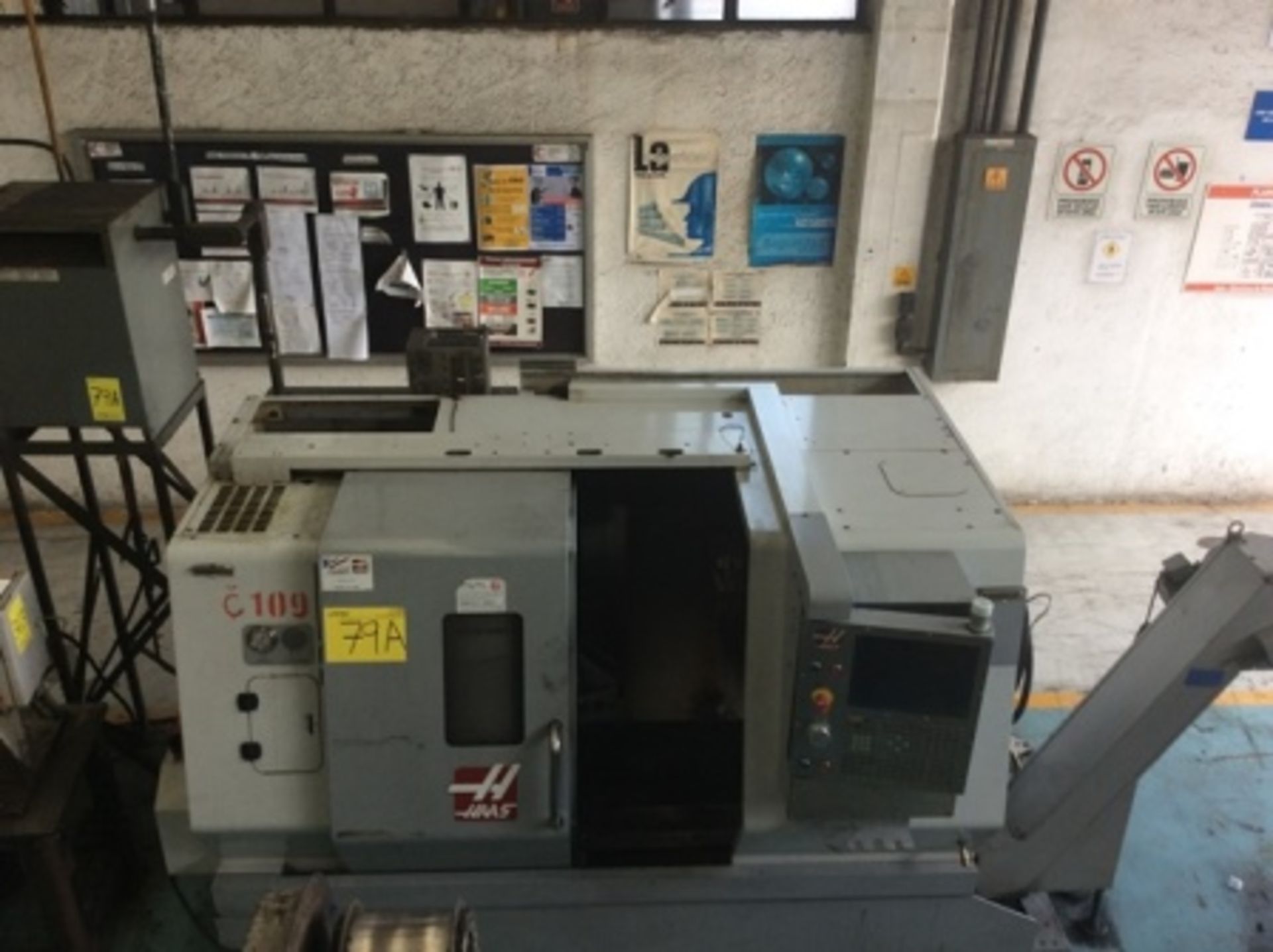 2009 Haas CNC Lathe, model SL20B series 3084722, MFG: 05/09 voltage 195/260, 30 Hp Big Bore with … - Image 30 of 30