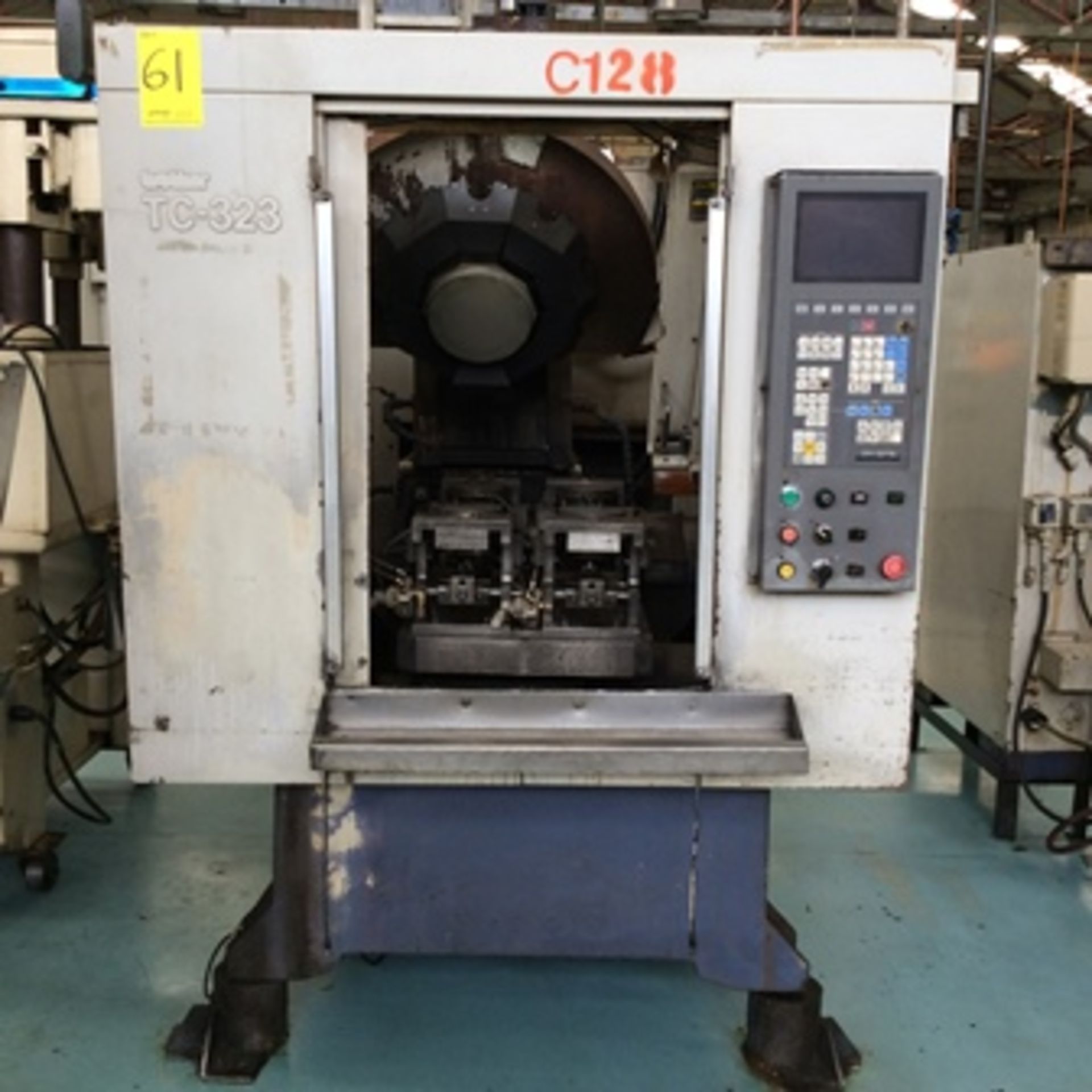 Brother CNC Tapping Center, model TC-323 series 111162, with 10 tool changer, double pallet, saf … - Image 12 of 12