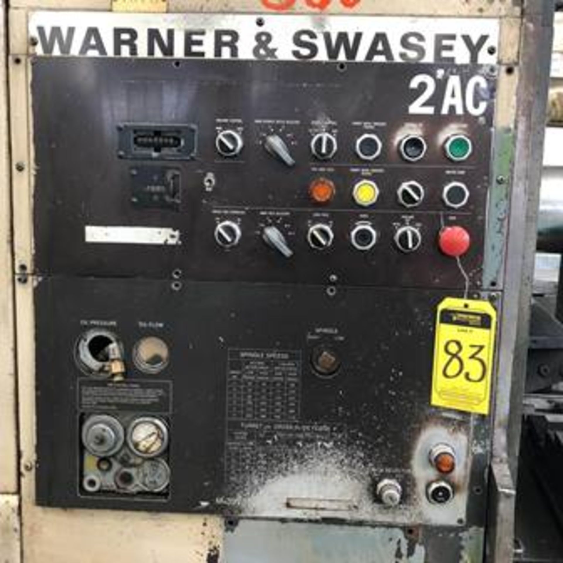 Warner & Swasey Turret Lathe, Model: 2AC series 3365-5005 … - Image 3 of 6