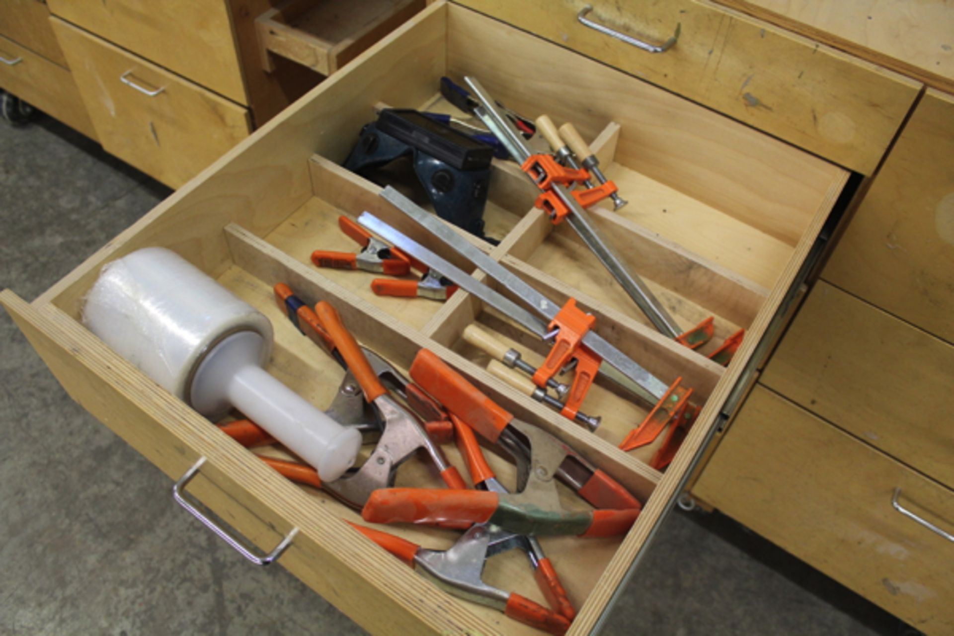 Carlson Wood Tool Storage Cabinet, W/ Contents | Rigging Price: Hand Carry or Contact Rigger - Image 3 of 9