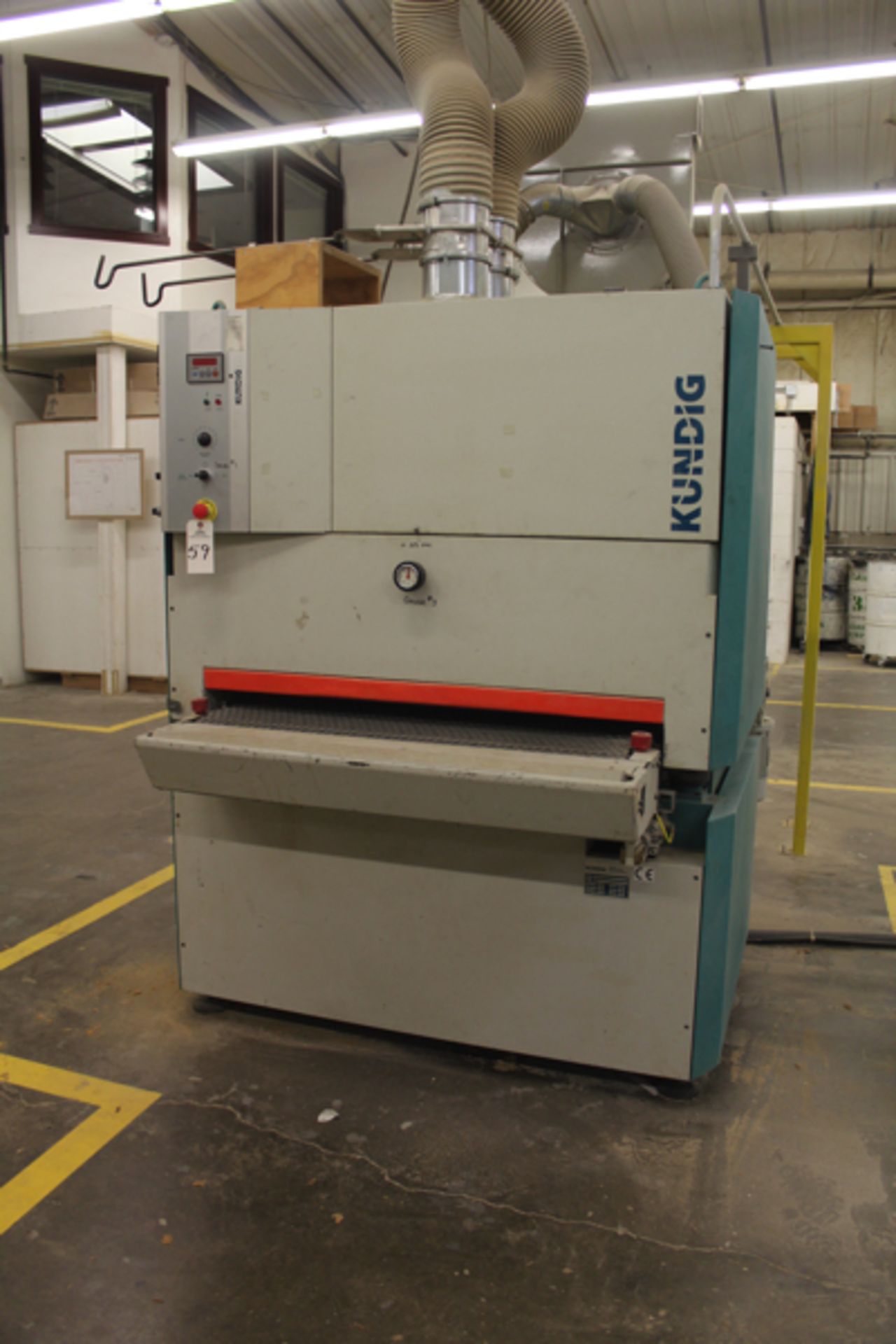 Kundig Panel Sander, M# Duplex 43", S/N 25634, W/ Dust Collection | Rigging Price: $285