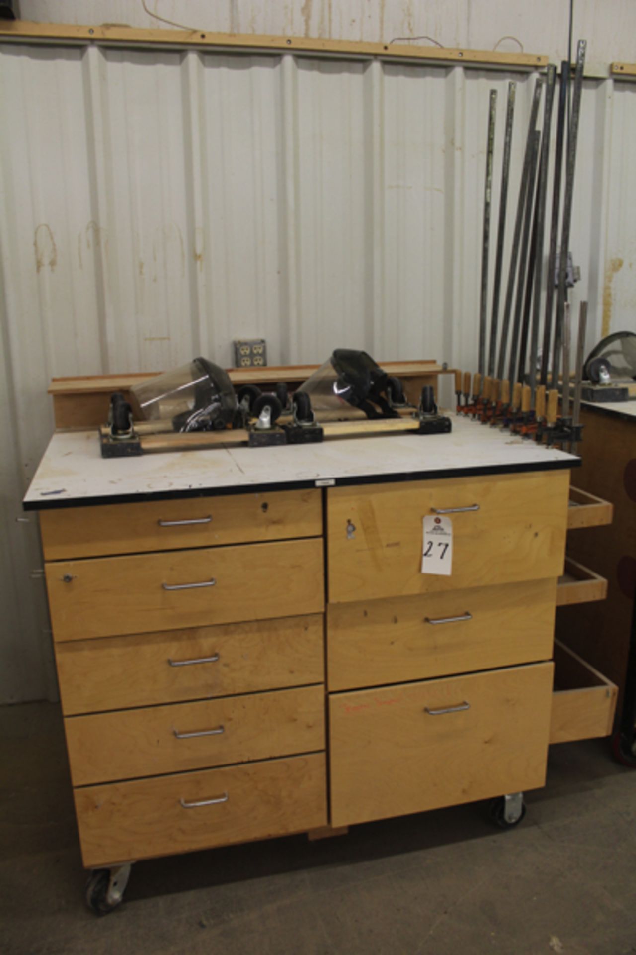 Contents of Storage Cabinets | Rigging Price: Hand Carry or Contact Rigger