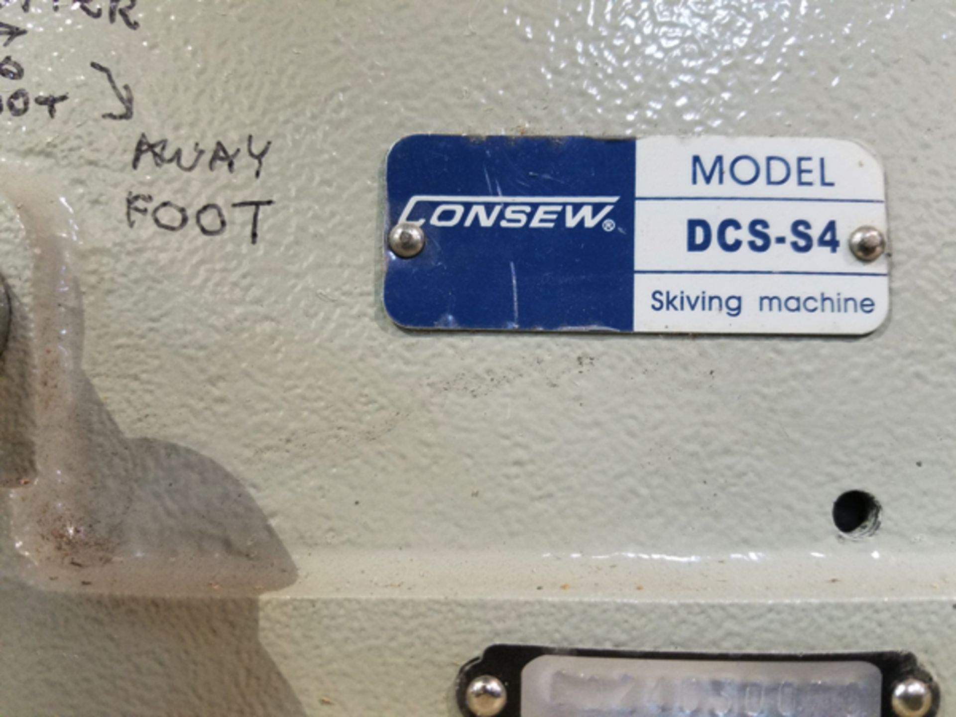 Consew Skiving Machine, M# DCS-S4 | Rigging Price: $45 - Image 2 of 2