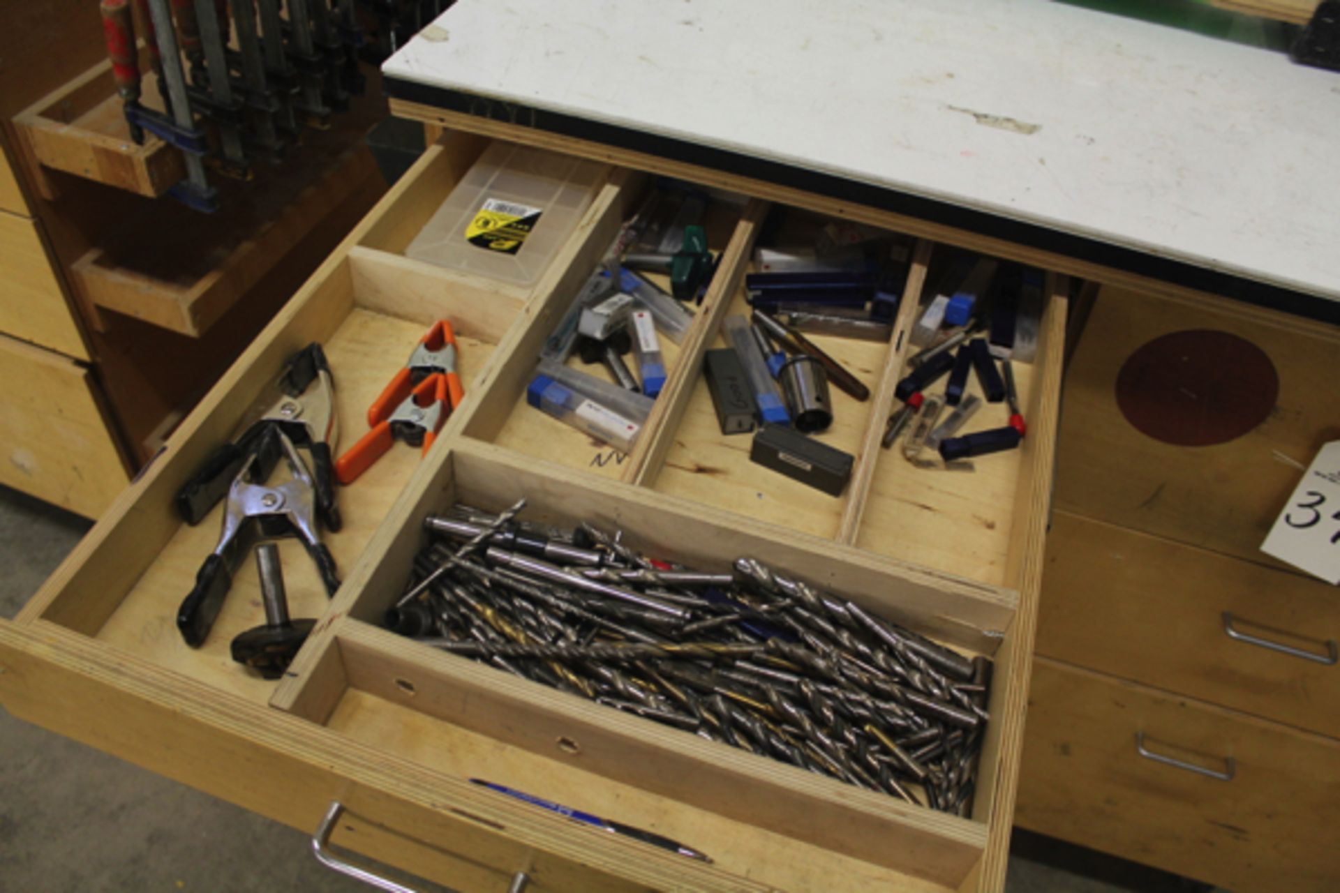 Carlson Wood Tool Storage Cabinet, W/ Contents | Rigging Price: Hand Carry or Contact Rigger - Image 2 of 8