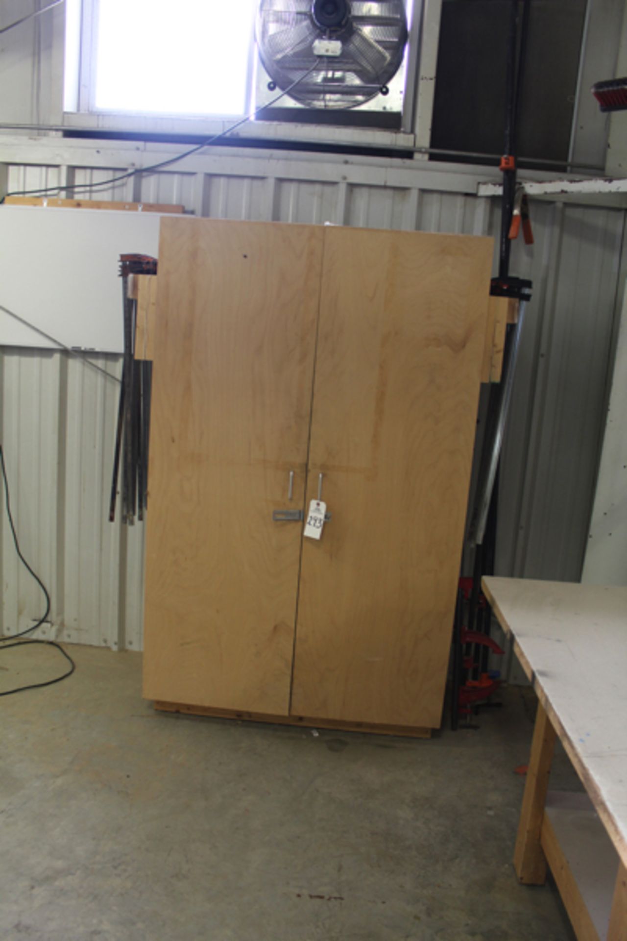 Storage Cabinet, W/ Contents | Rigging Price: $35