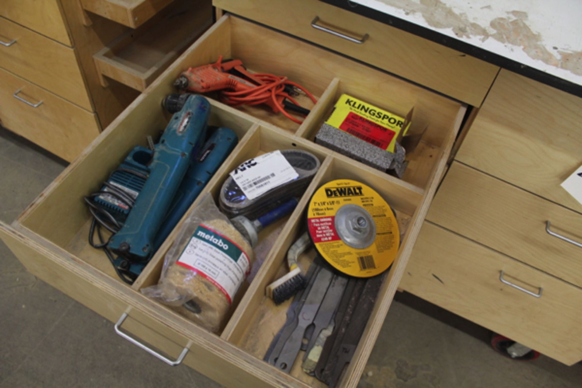 Carlson Wood Tool Storage Cabinet, W/ Contents | Rigging Price: Hand Carry or Contact Rigger - Image 3 of 9