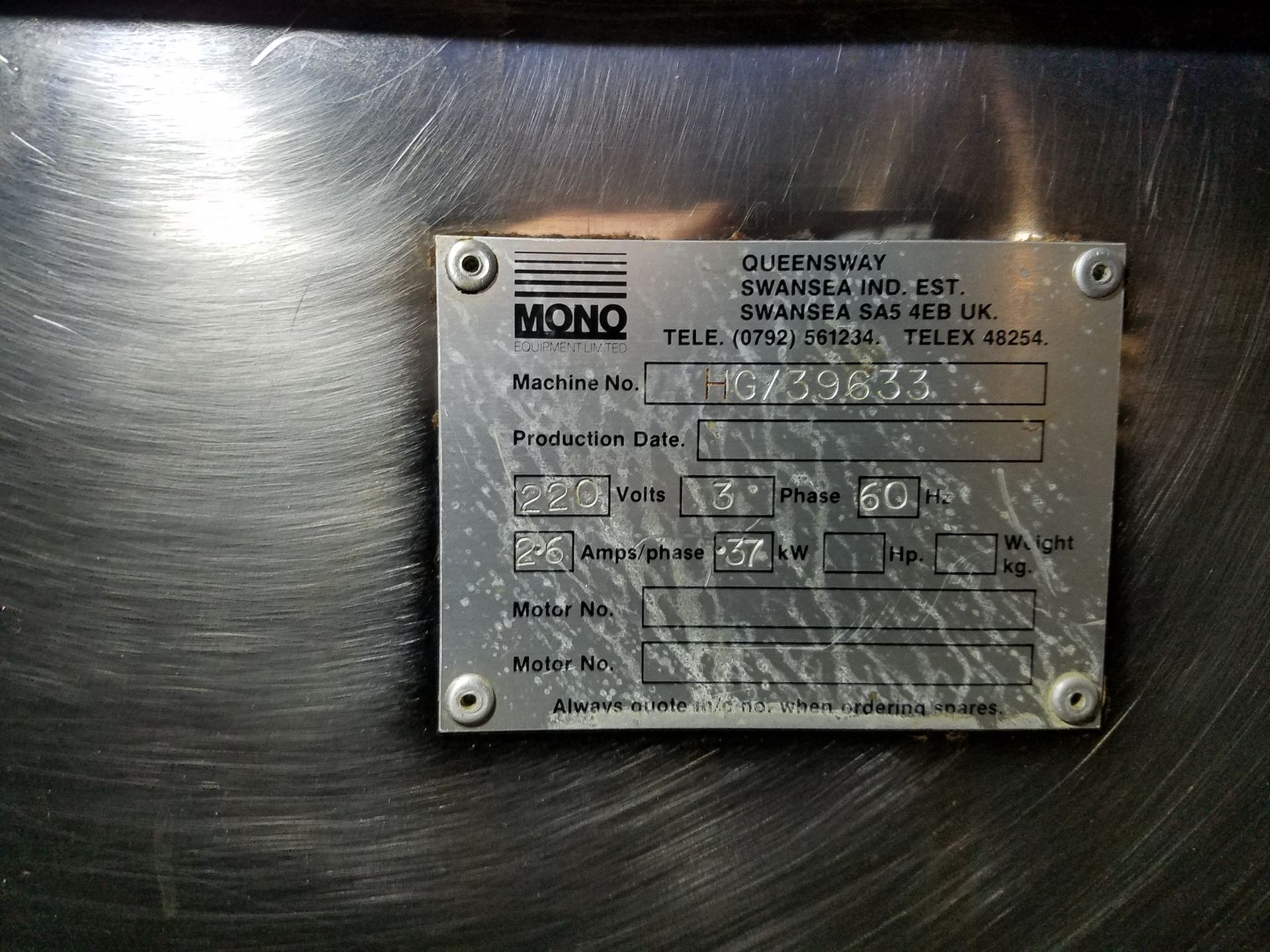 Mono Dough Rounder, M# Rondo, S/N HG/39633 | Rigging and Loading Fee: $25 - Image 2 of 2