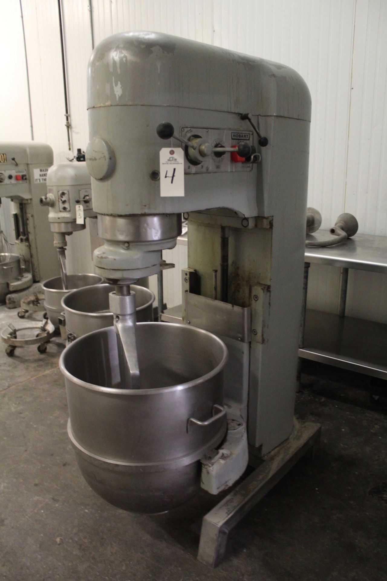 Hobart 140 Quart Planetary Mixer, M# V1401, S/N 11-288-022 | Rigging and Loading Fee: $200