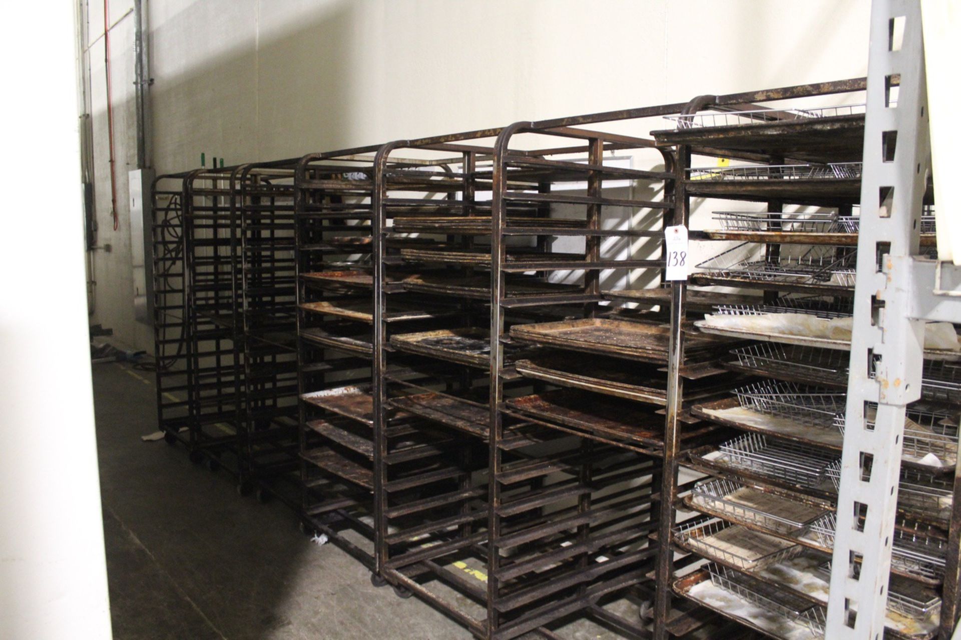 Lot of (7) Bakers Oven Racks | Rigging and Loading Fee: Hand Carry Or Contact Rigger