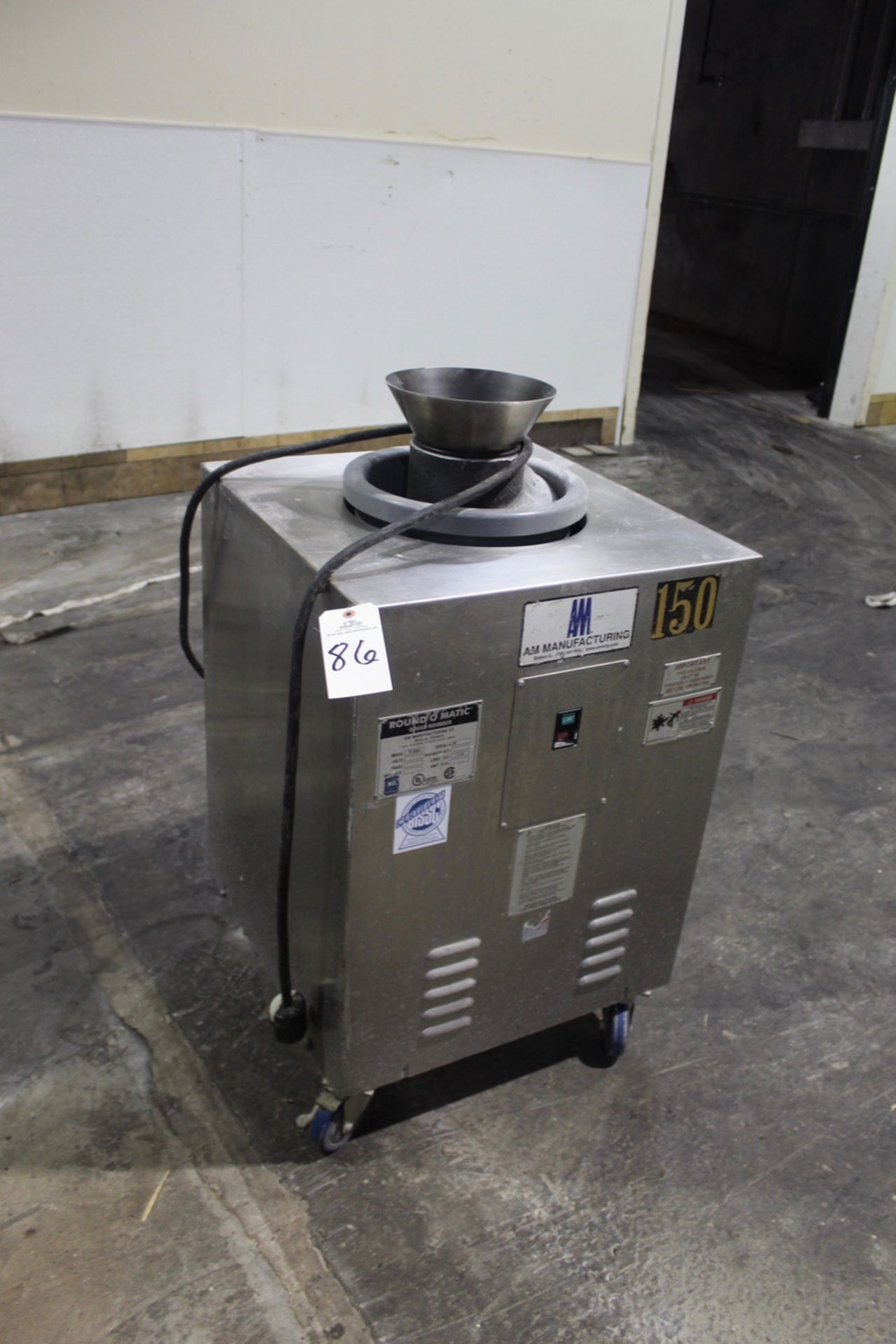 Round O Matic Dough Rounder, M# R-900, S/N R2356FTN | Rigging and Loading Fee: $50