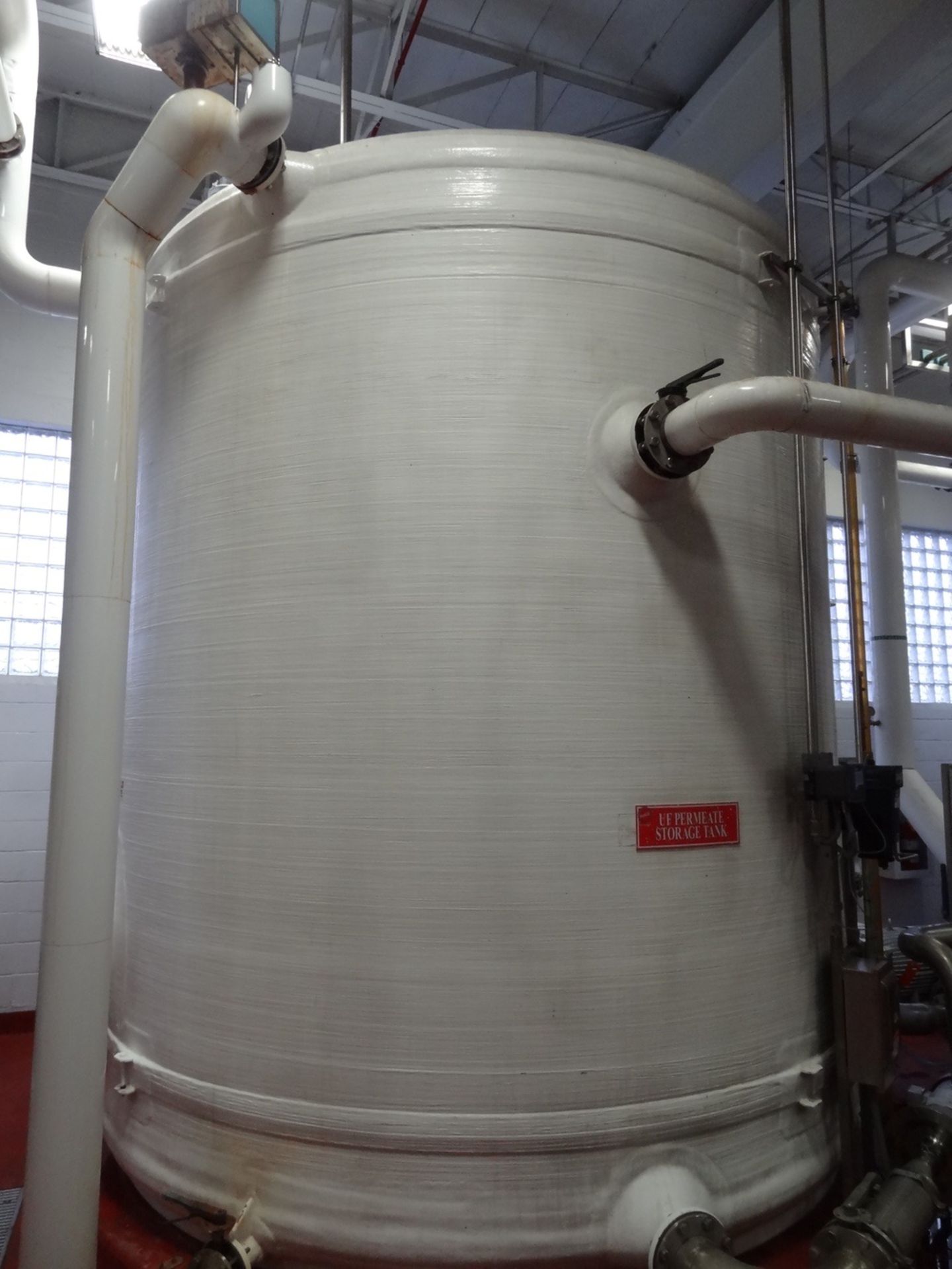 1998 Viatec Model CVS-144-11940-E 11,940 Gallon Fiberglass Water Storage Tank, Previously Used