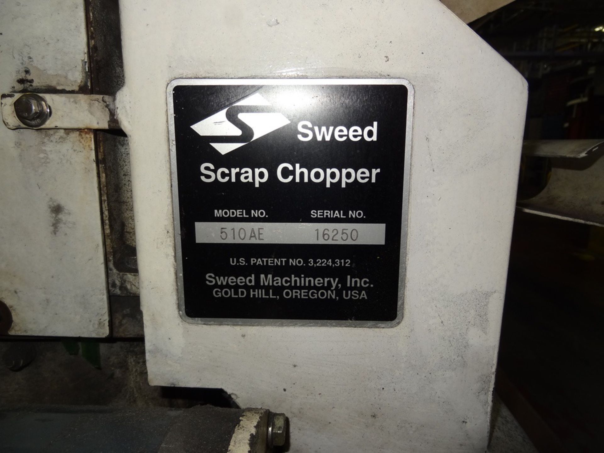 Sweed Model 510AE Scrap Chopper, S/N: 16250 | Subject to Bulk Bid Lot #1 - Image 2 of 2