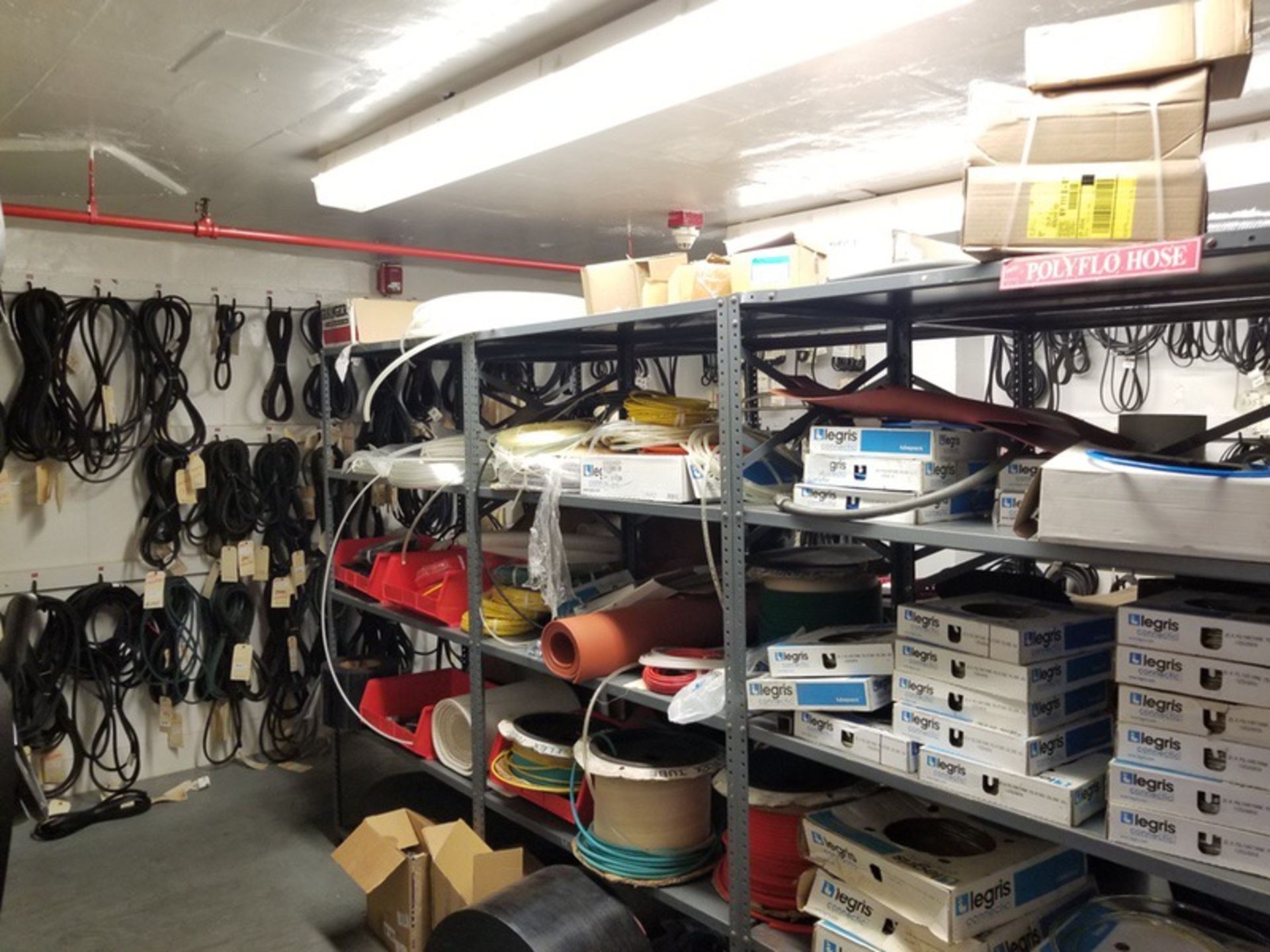 Contents of Belts and Hoses Room (Shelves Not Inlcuded)